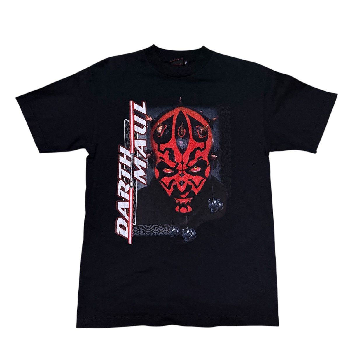 Vintage Vintage Star Wars Darth Maul Movie Big Logo T Shirt Size US M / EU 48-50 / 2 - 1 Thumbnail