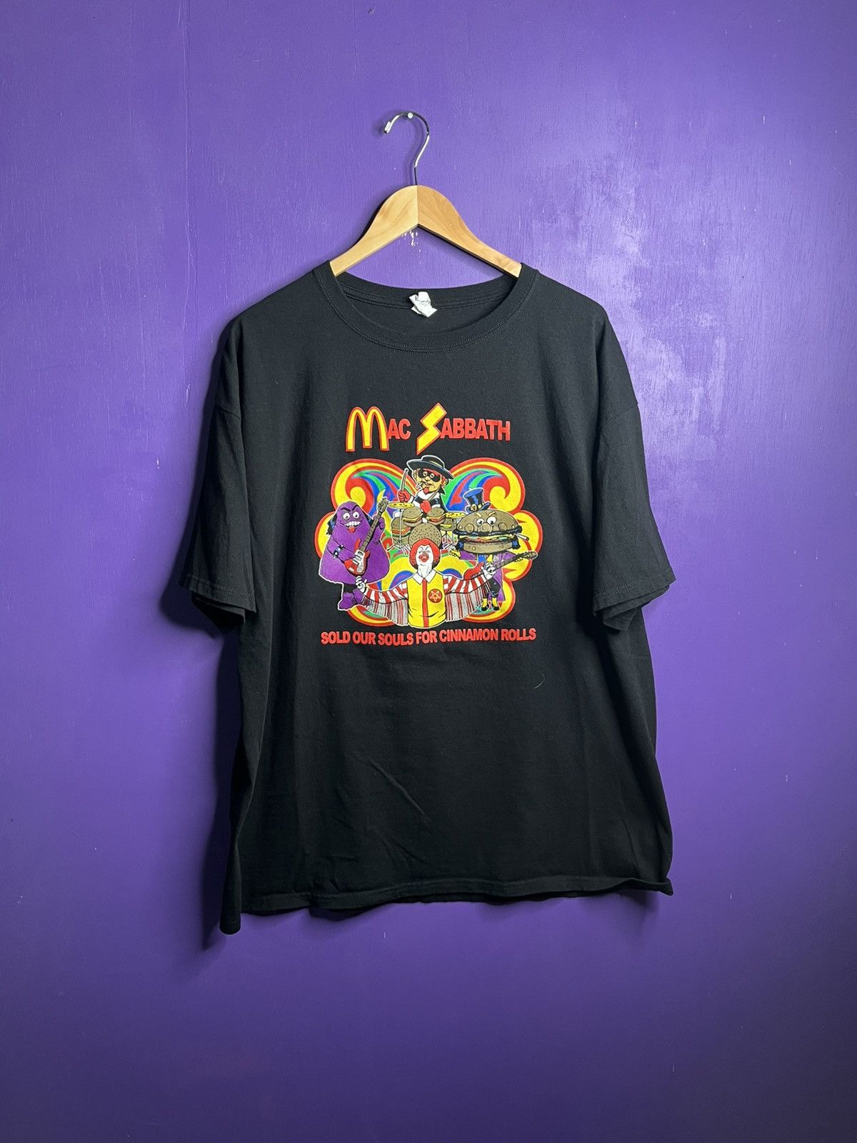 Vintage late 90s Mac Sabbath sold our souls t-shirt