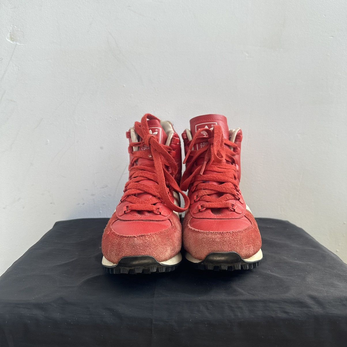 Adidas Adidas Vintage Moto Boxing High Boots Shoes Size US 7.5 / IT 37.5 - 3 Thumbnail