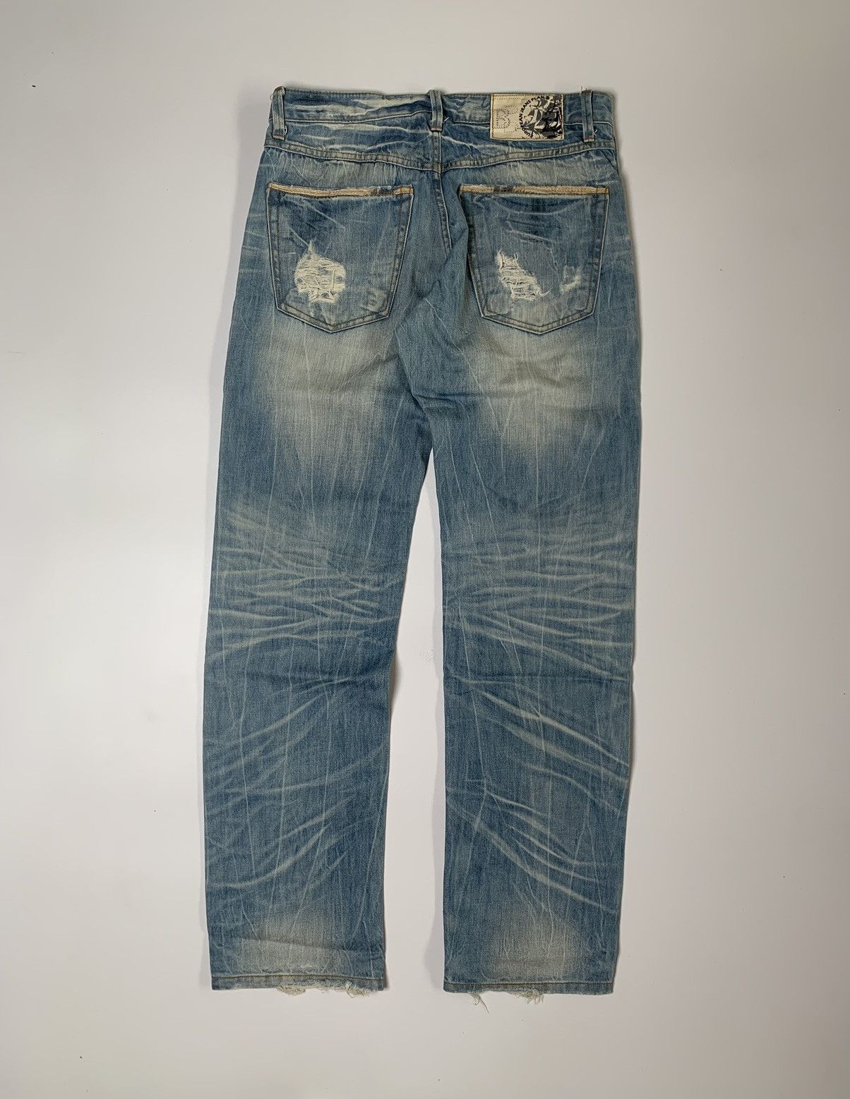 Plan B Vintage skate plan b clawmark distressed jeans Size US 32 / EU 48 - 6 Thumbnail