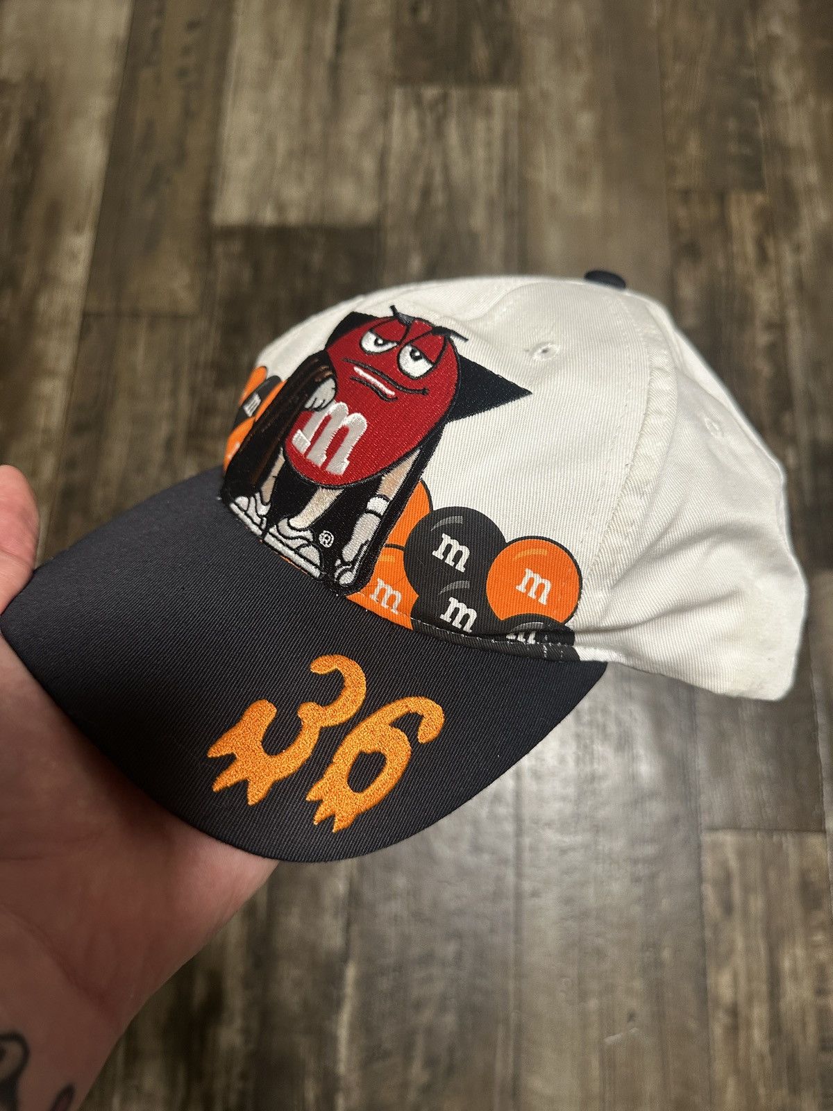 Vintage Vintage 90s Dracula M&Ms Racing Hat Size ONE SIZE - 3 Thumbnail