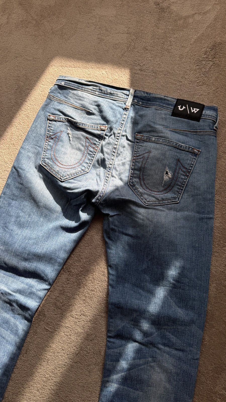 Hysteric Glamour True Religion WestBrook Ripped Washed Distressed Jeans amiri Size US 32 / EU 48 - 4 Thumbnail