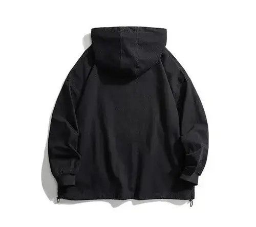 Japanese Brand New 2022 Stylish Black Hoodie Jacket Sweatshirt Size US XL / EU 56 / 4 - 2 Thumbnail
