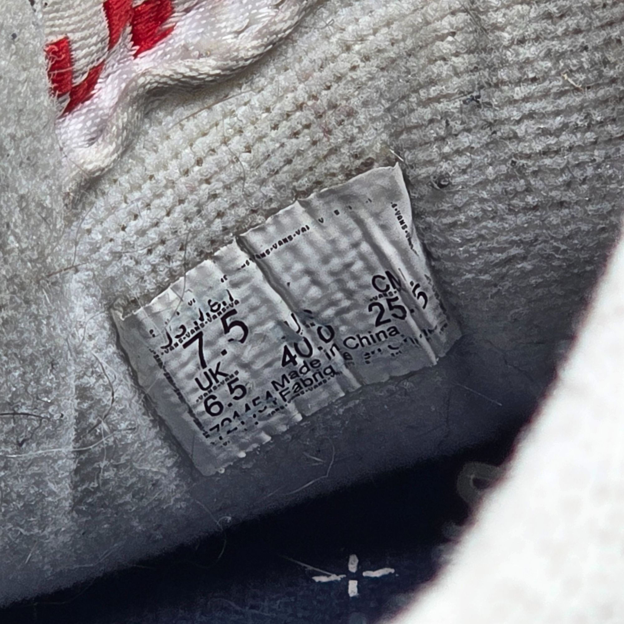 Vans Vans Half Cab Mens Size 7.5 White Sneaker Shoes Casual Skate Size US 7.5 / EU 40-41 - 7 Thumbnail
