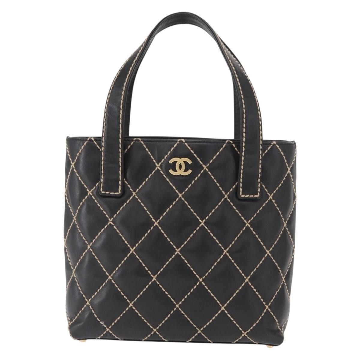 Chanel Chanel Surpique Tote Quilted Leather Size ONE SIZE - 1 Thumbnail