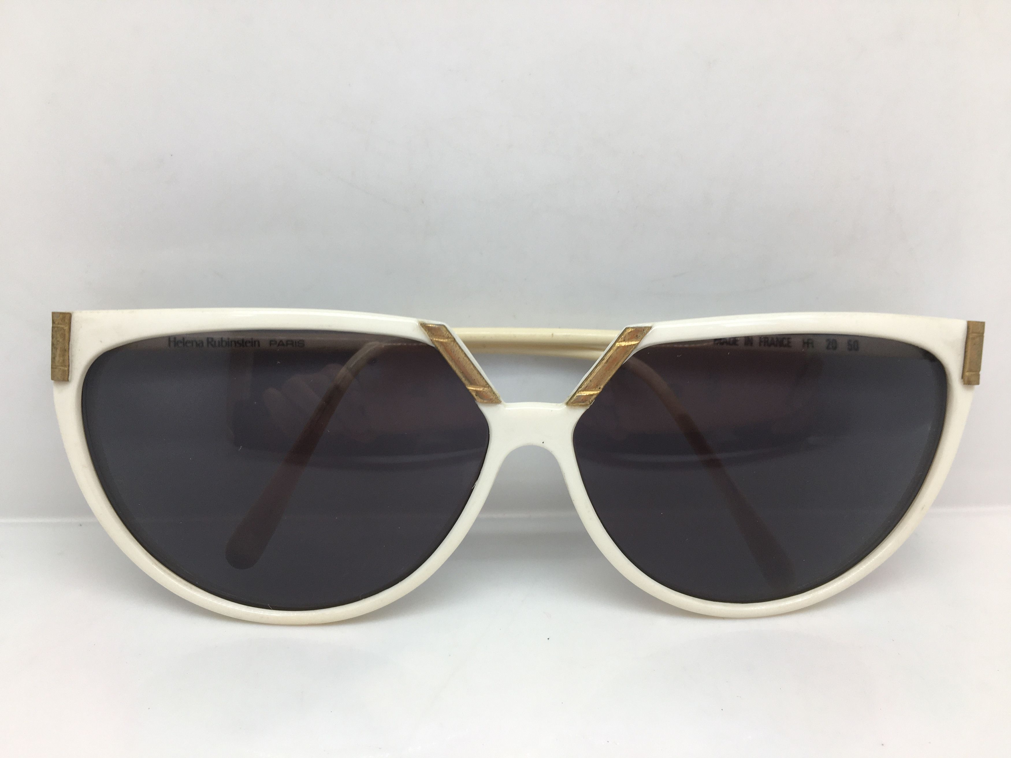 Vintage Vintage HELENA RUBINSTEIN HR 20 Oversize Sunglasses France Size ONE SIZE - 6 Thumbnail