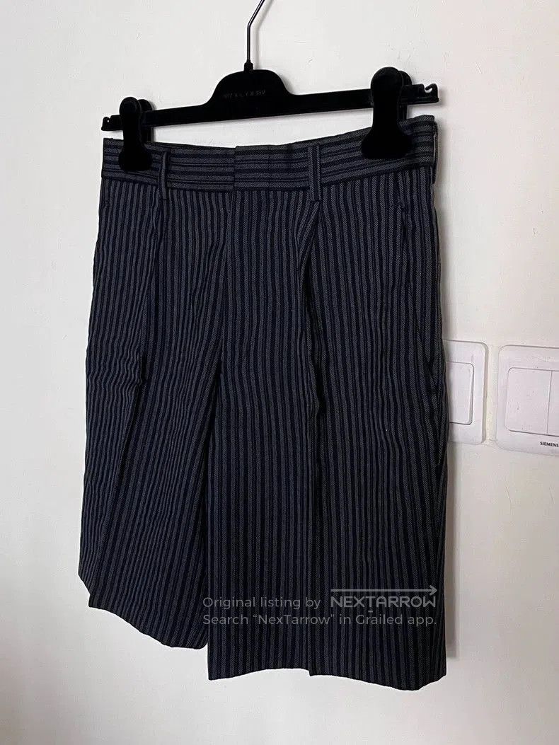 Comme des Garcons CDG Rei Kawakubo striped design shorts dress pants. Size US 30 / EU 46 - 4 Thumbnail