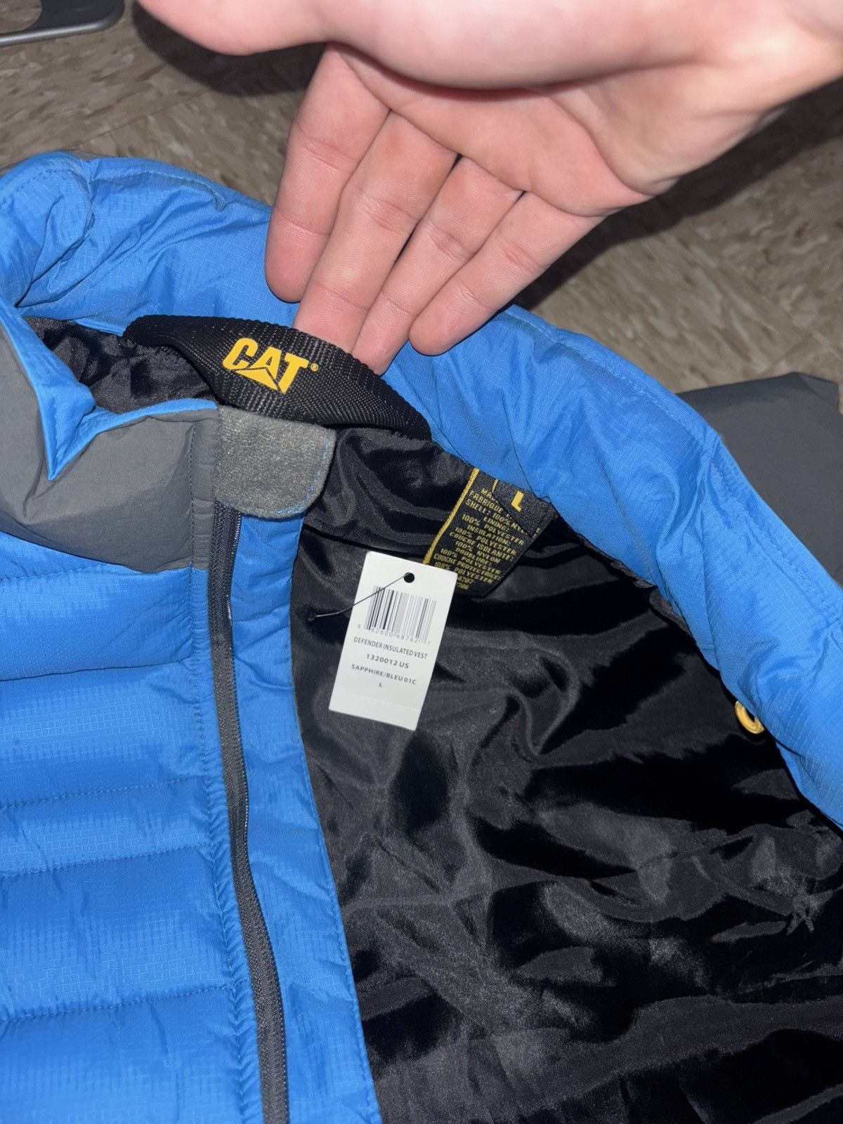 Caterpillar Blue CAT vest Size US L / EU 52-54 / 3 - 3 Thumbnail