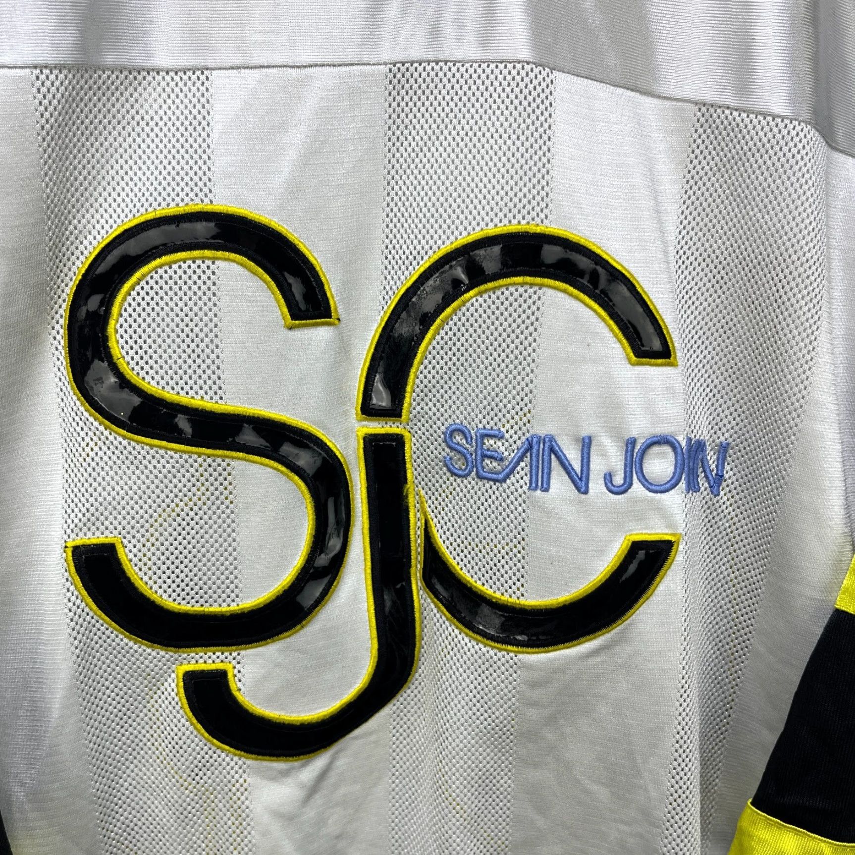 Sean John VINTAGE Sean John Y2K Jersey T-Shirt 2XL White Mens Baggy Hip Hop Size US XXL / EU 58 / 5 - 3 Thumbnail