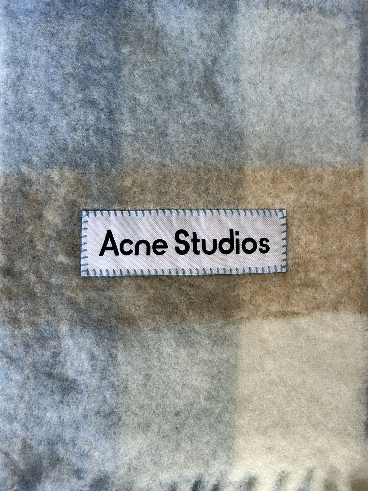Acne Studios Acne Studios Multicolor Blue Mohair Scarf Size ONE SIZE - 2 Thumbnail