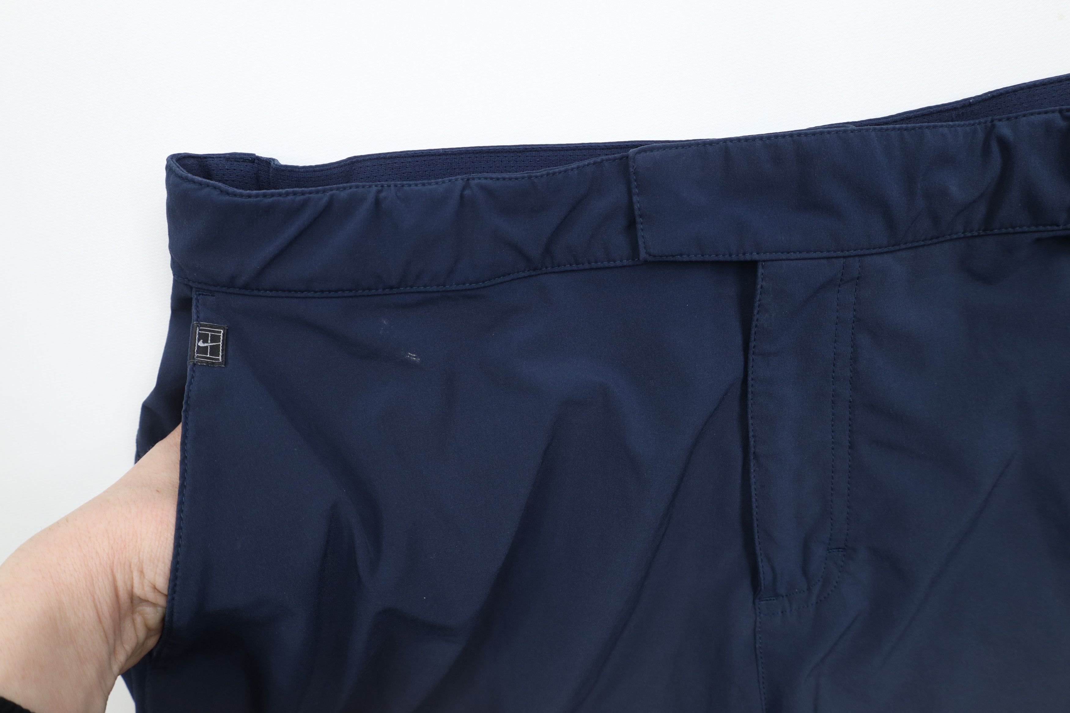 Nike × Vintage Vintage 90s Y2K Nike Challenge Court Swoosh Tennis Shorts Size US 34 / EU 50 - 8 Thumbnail