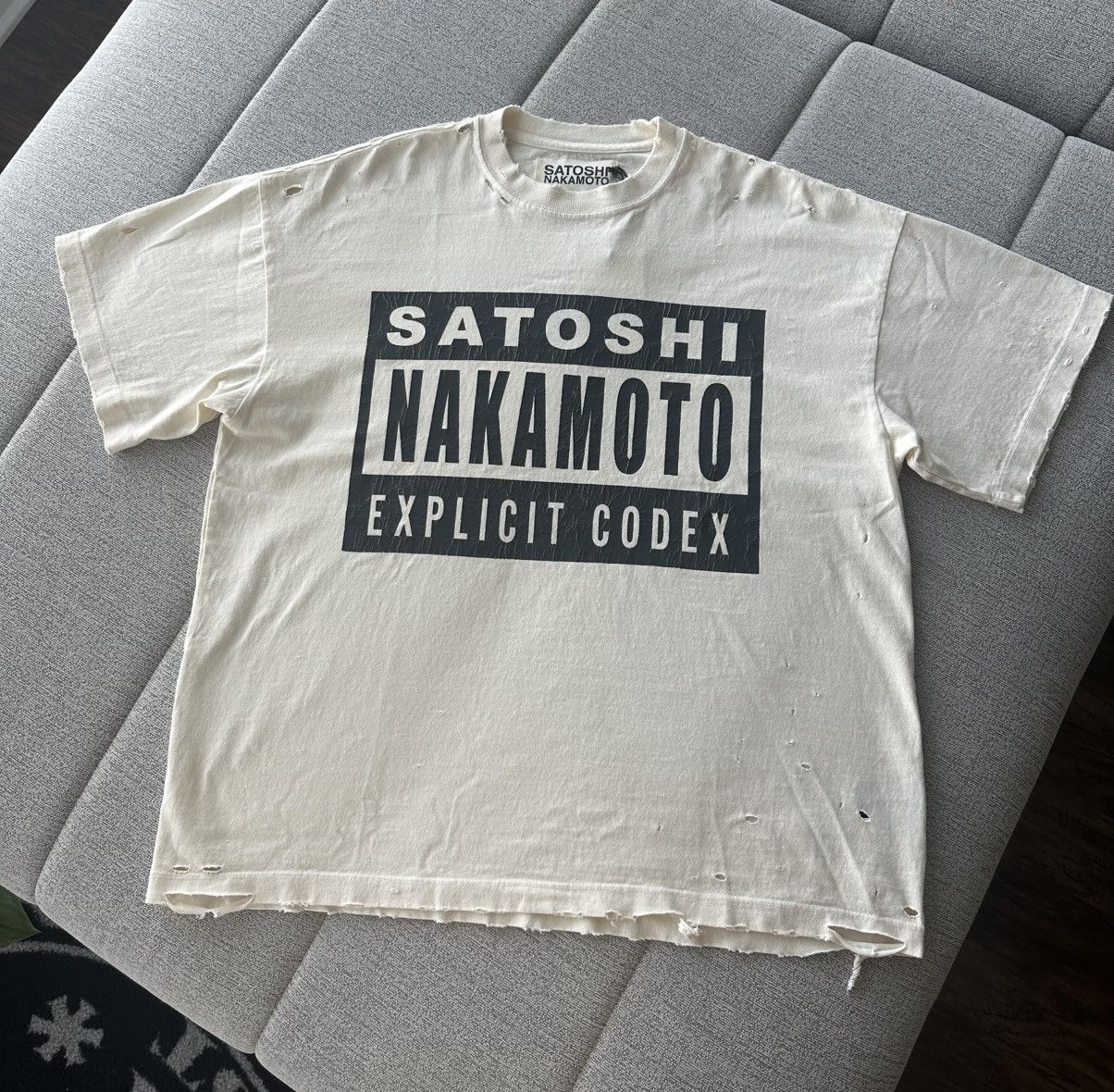 Satoshi Nakamoto Satoshi Nakamoto Codex Tee Size US M / EU 48-50 / 2 - 1 Thumbnail