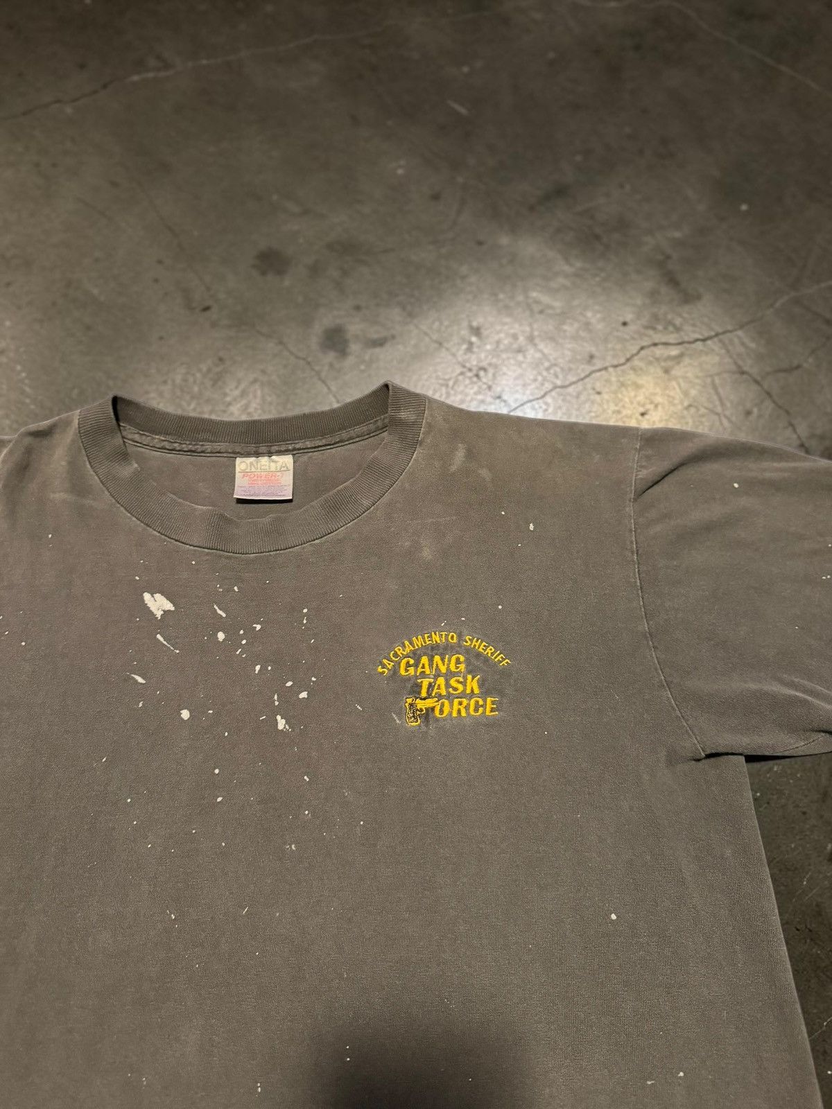 Other Vintage Gang Task Force Sacramento Painter Destroyed Shirt Size US L / EU 52-54 / 3 - 2 Thumbnail