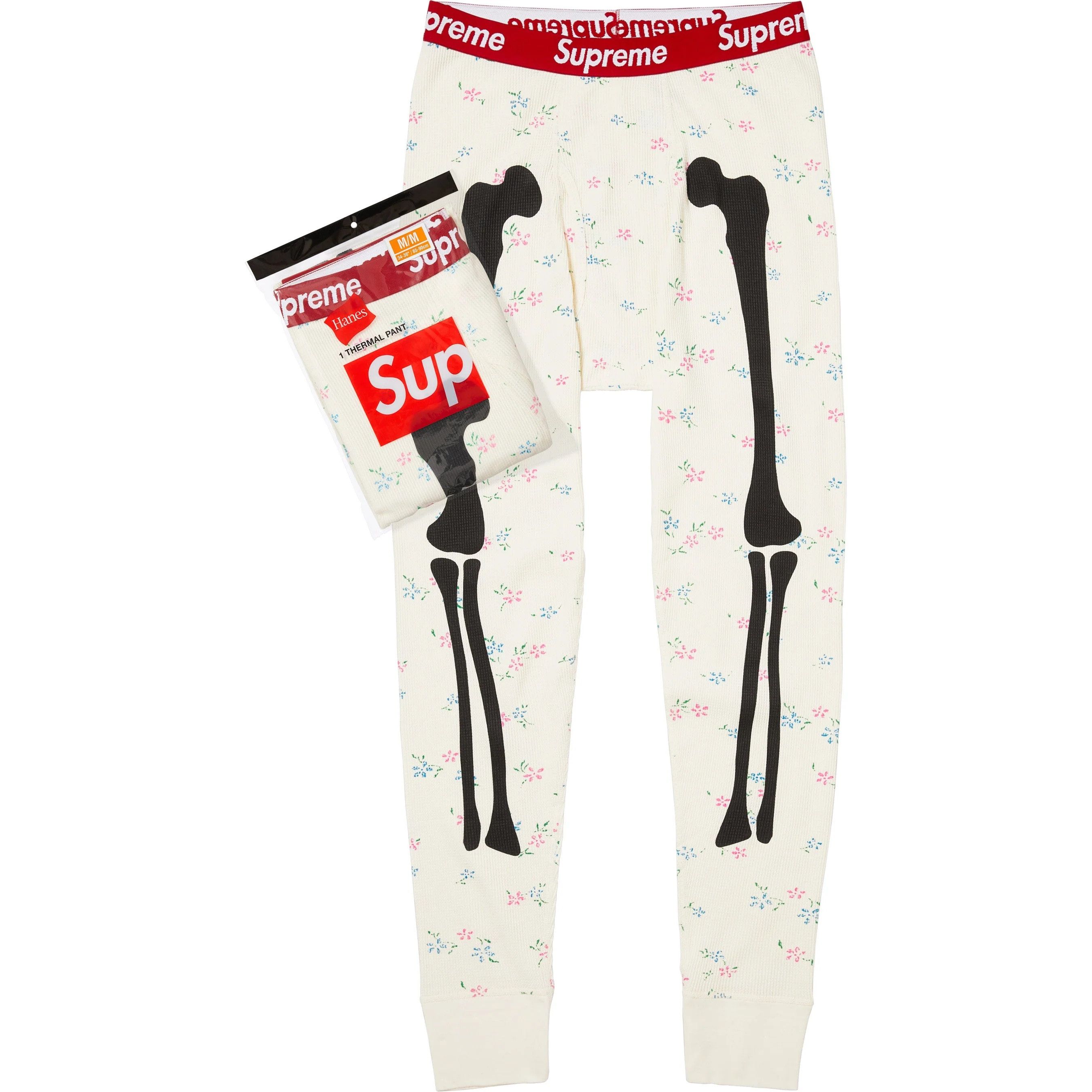 Hanes × Supreme Supreme Hanes Bones Thermal Pant Size US 30 / EU 46 - 1 Thumbnail