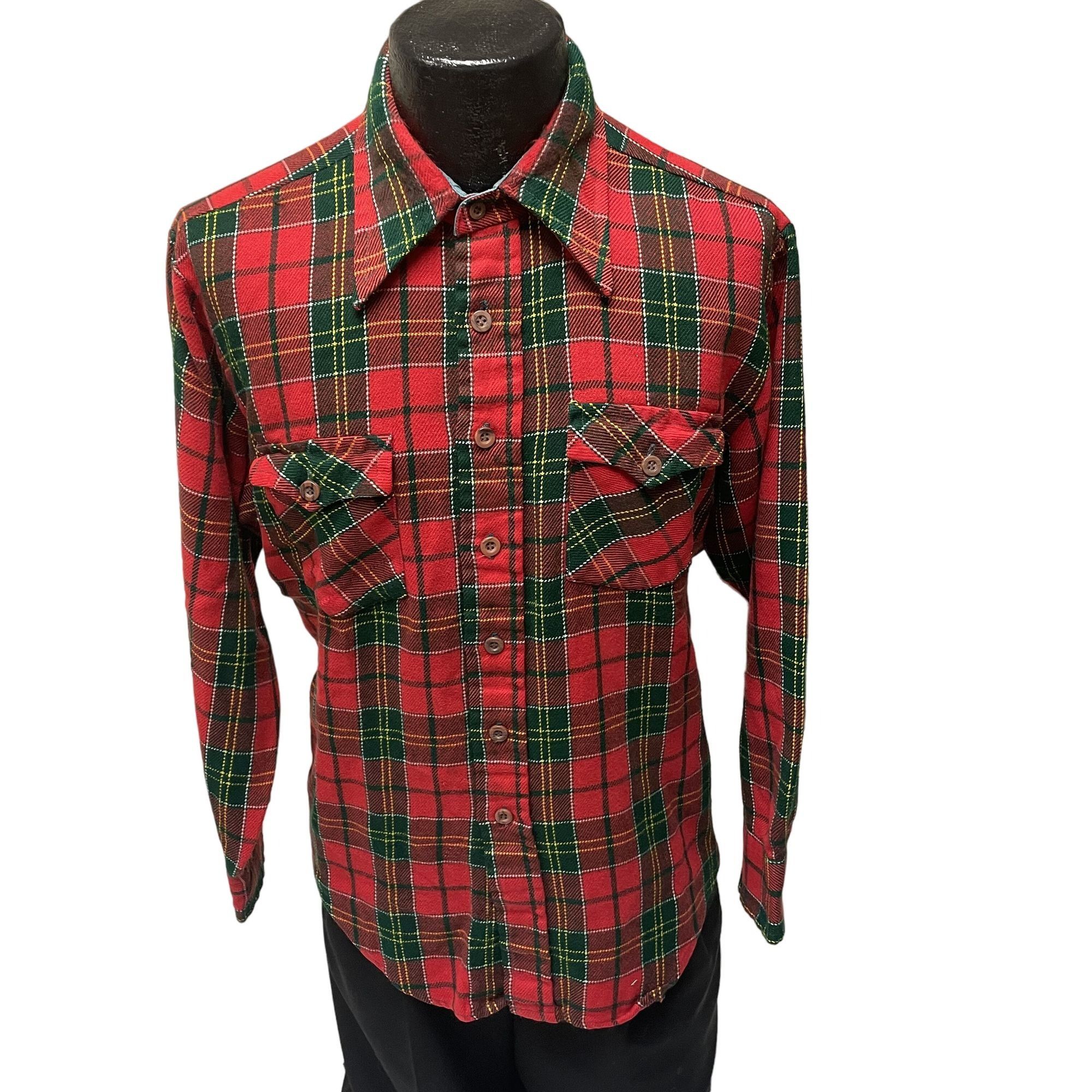 Other Vtg Bud Berma Red Green BUFFALO CHRISTMAS PLAID Flannel Size US XL / EU 56 / 4 - 1 Thumbnail