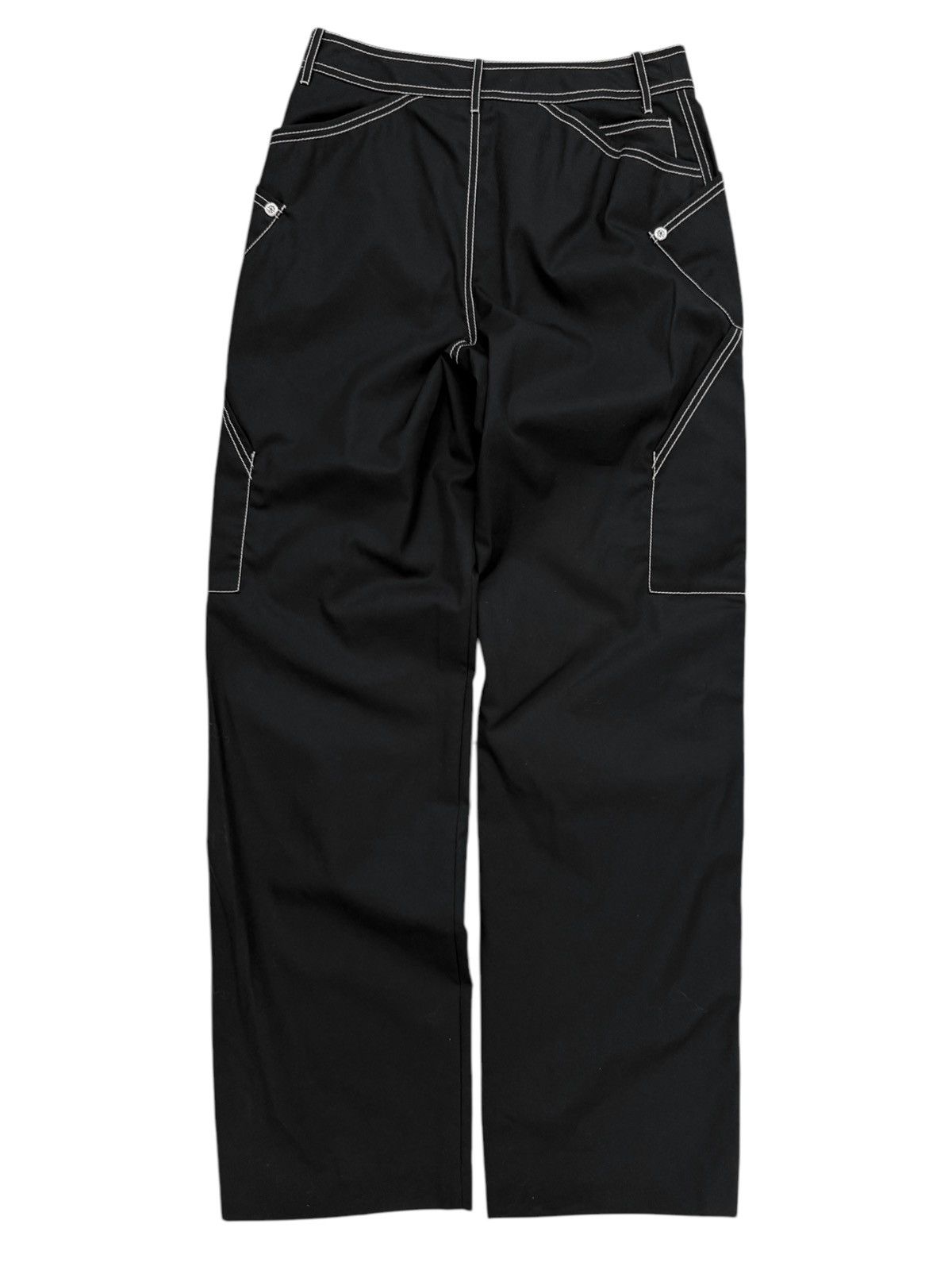 Kiko Kostadinov 2023 Runway Black Bran Carpenter Trouser Size 26" / US 2 / IT 38 - 7 Thumbnail