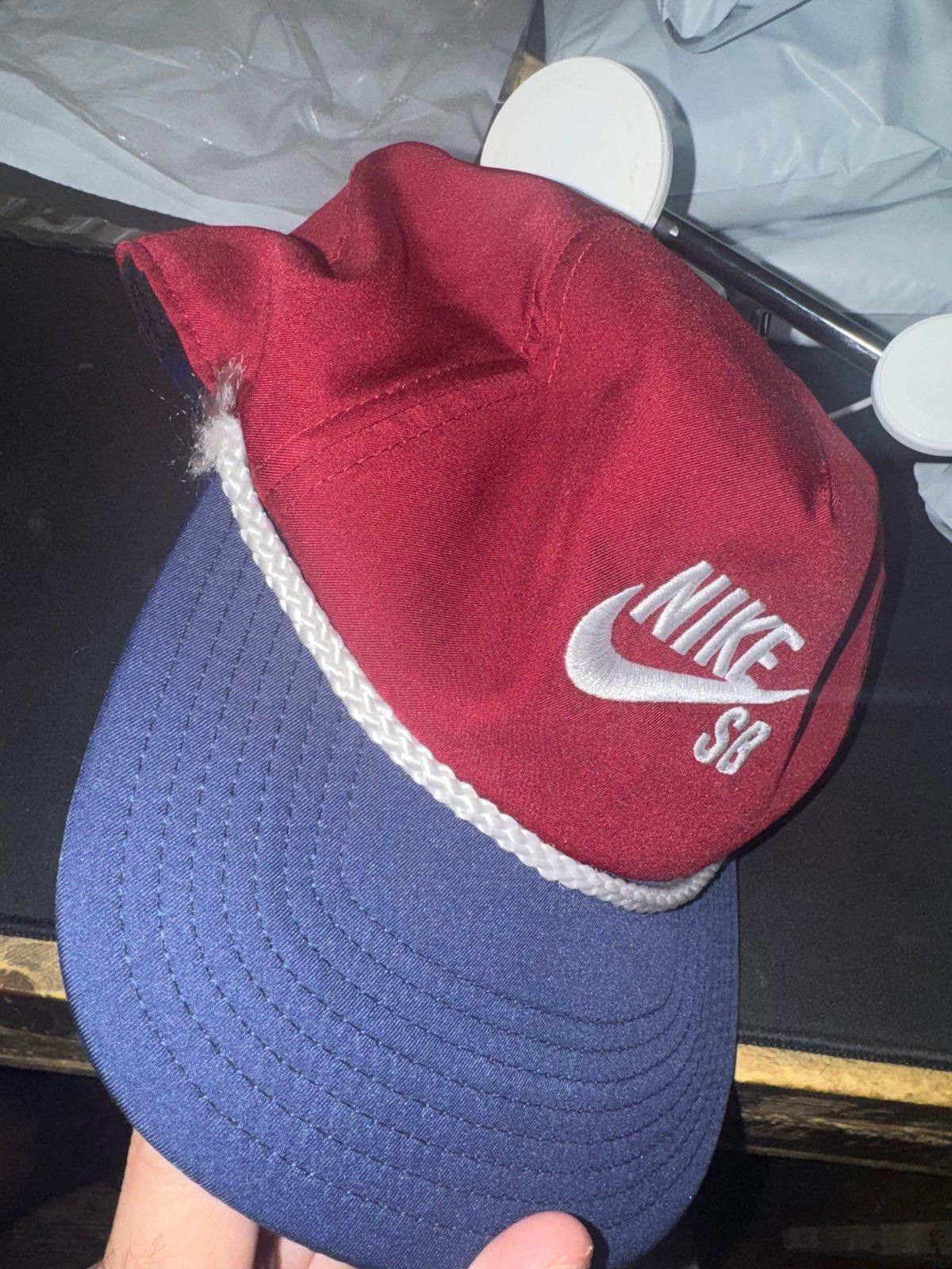 Nike Nike SB Hat Snapback Mens 80s NY Knicks Colors Maroon Size ONE SIZE - 5 Thumbnail
