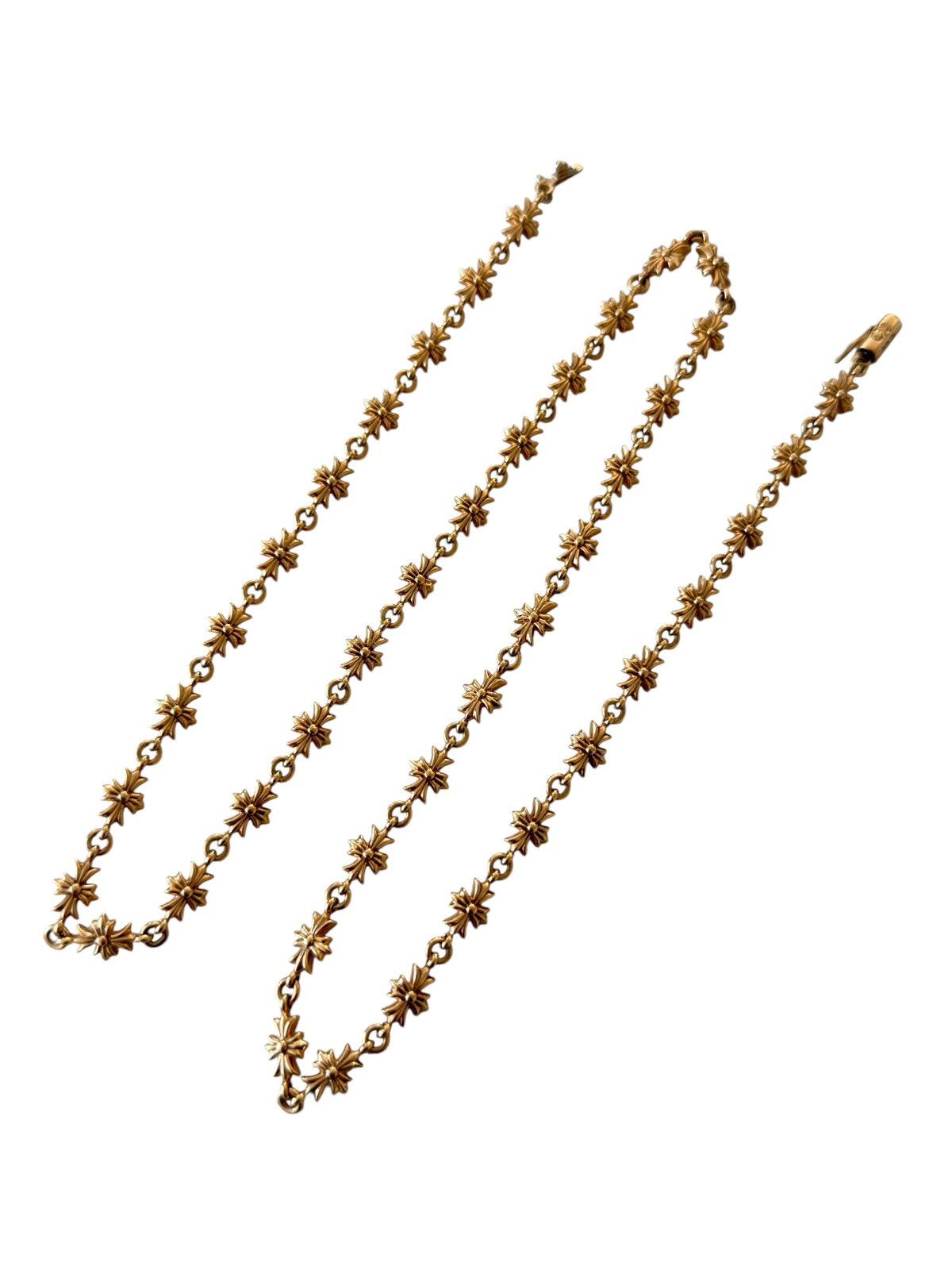 Chrome Hearts Chrome Hearts 24” ‘Tiny E’ 22k Gold Necklace Size ONE SIZE - 1 Thumbnail
