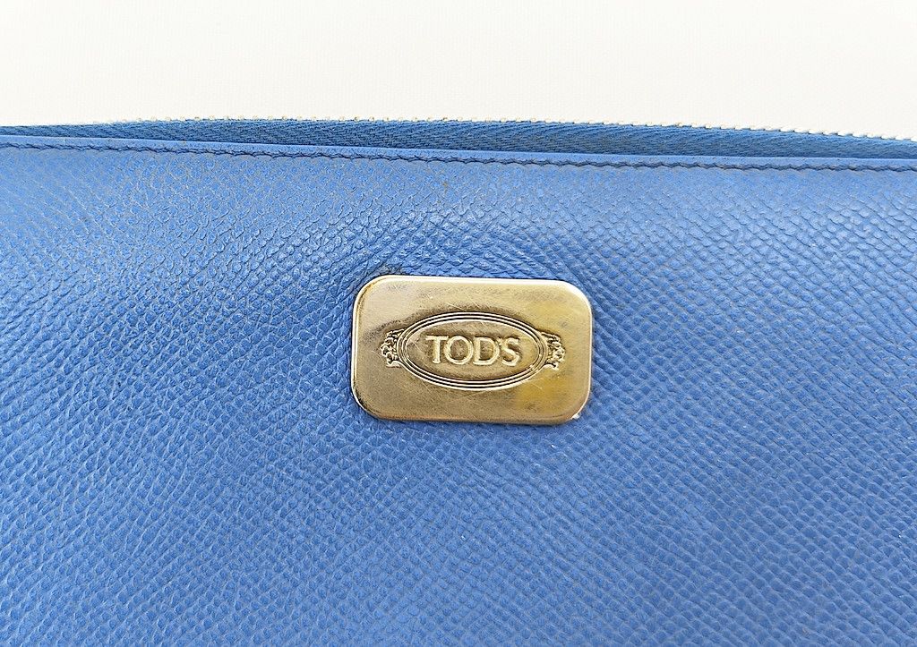 Tod's TOD'S zip around blue leather long wallet Size ONE SIZE - 3 Thumbnail