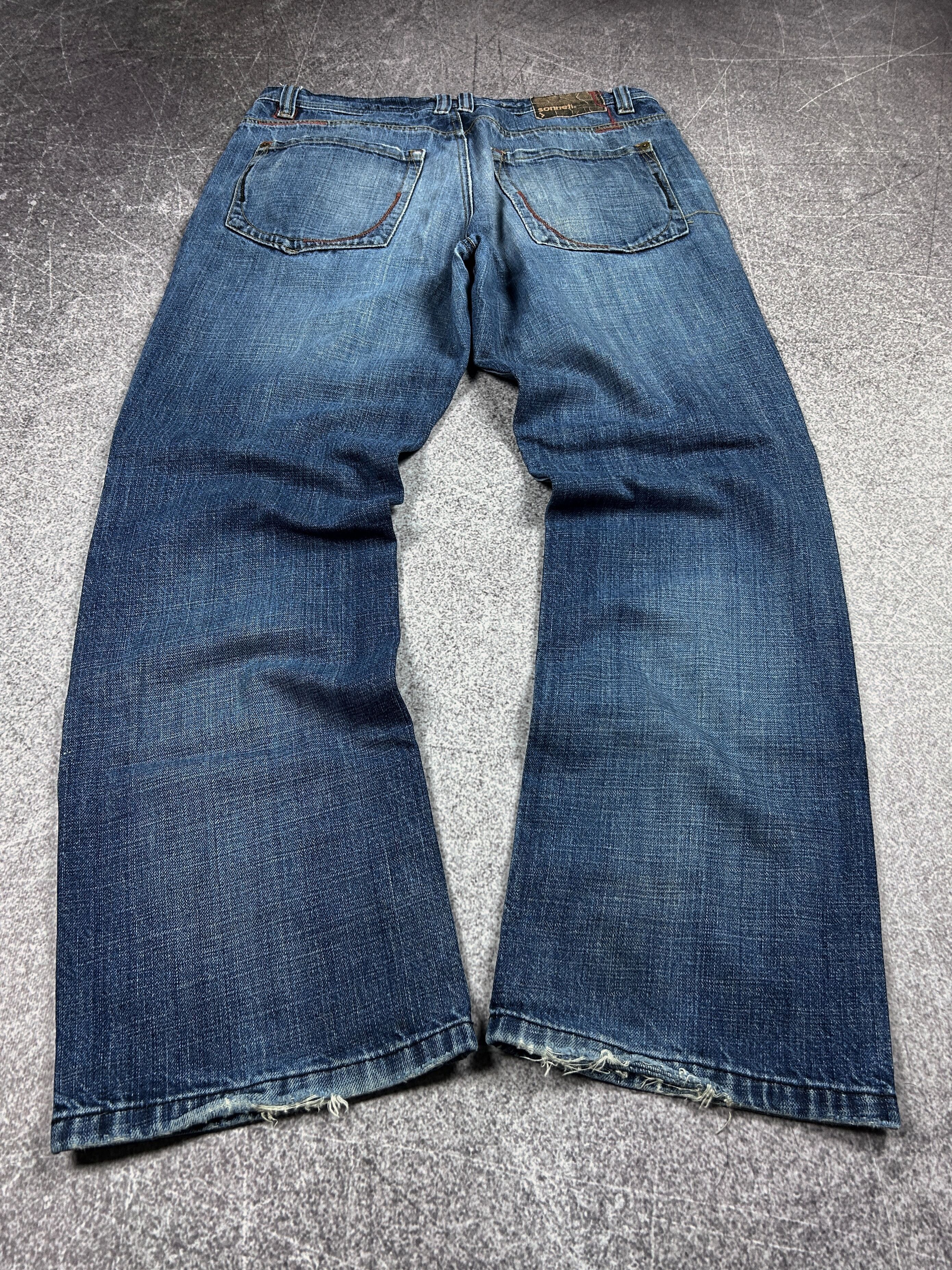 Other VTG Yohji Yamamoto Kapital Style Stone Washed Jeans 90s Size US 32 / EU 48 - 2 Thumbnail