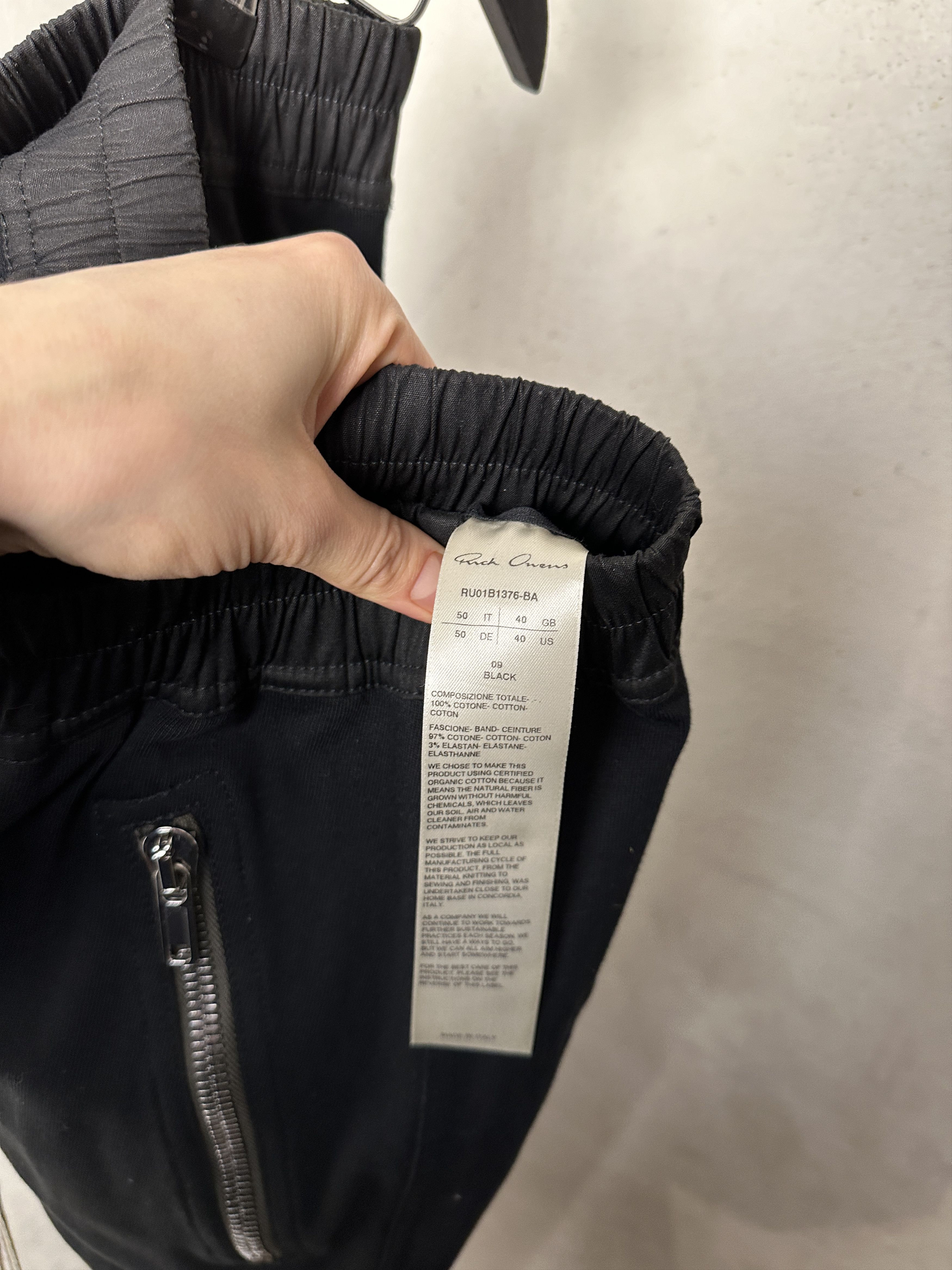 Rick Owens Rick Owens Tecuatl Cropped Drawstring Black Size US 36 / EU 52 - 10 Thumbnail