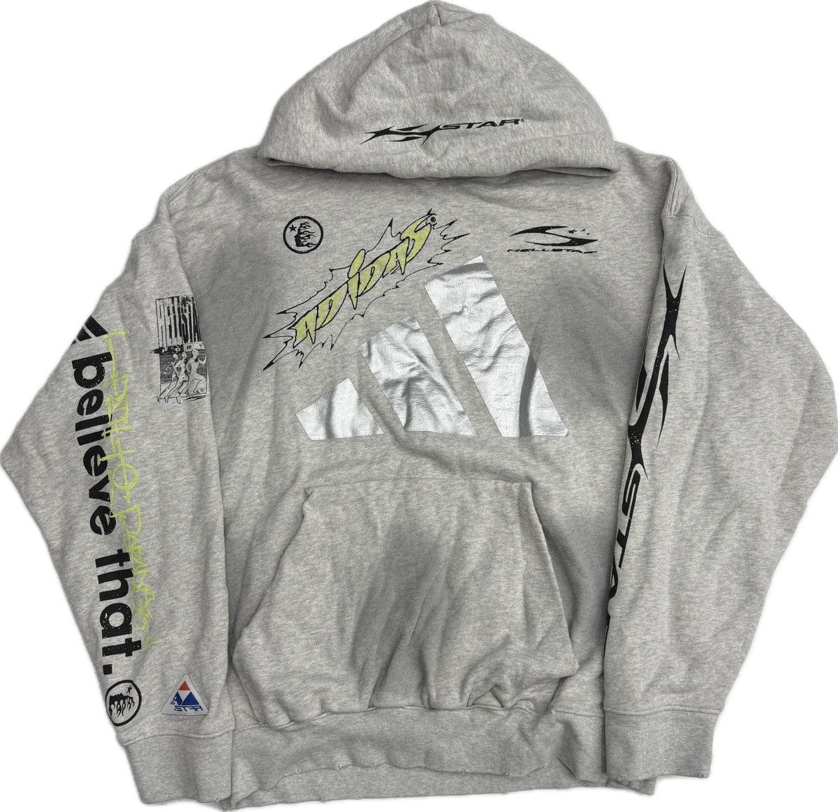 HELLSTAR Hellstar x Adidas Hoodie Size US M / EU 48-50 / 2 - 1 Thumbnail