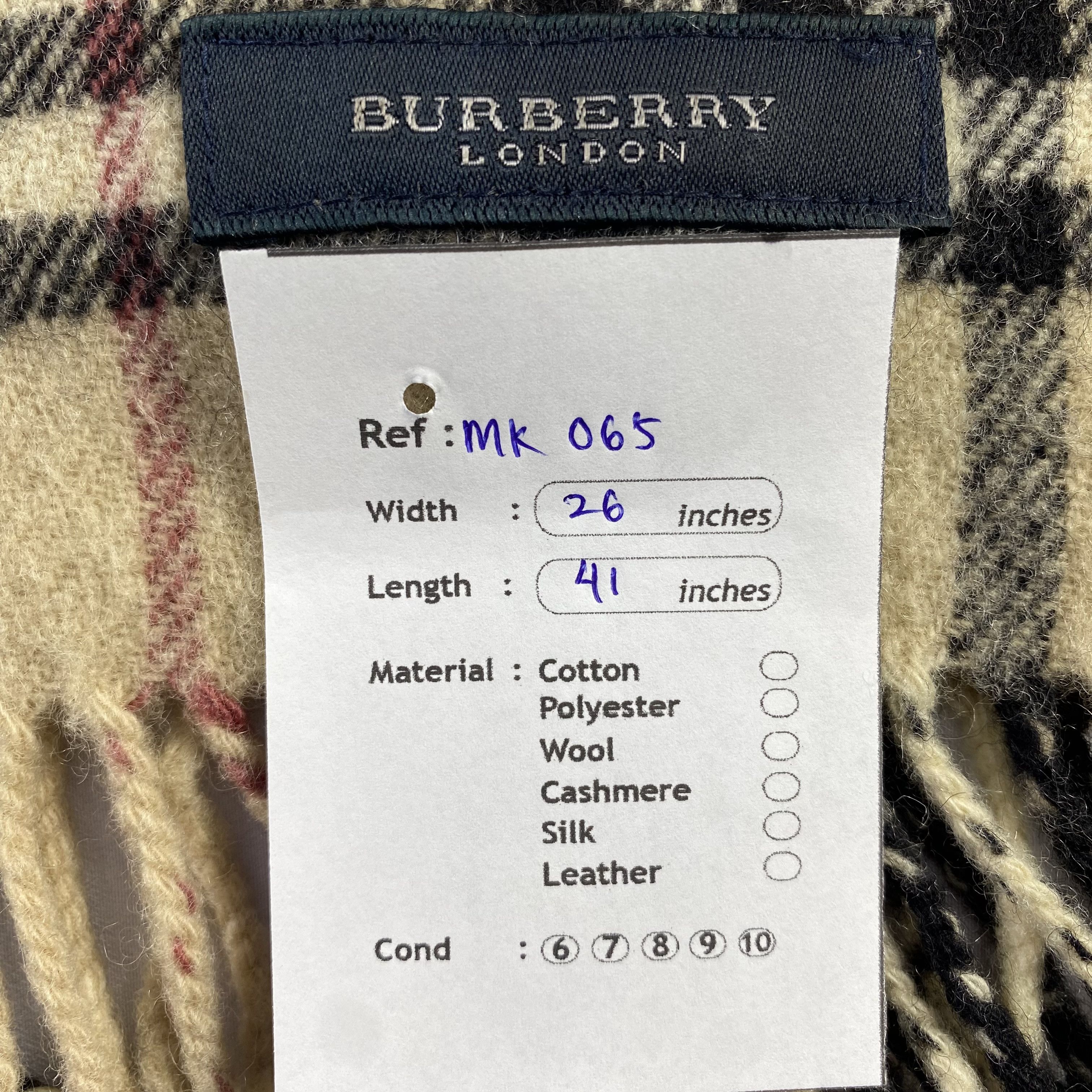 Burberry Burberry Scarf Neck Wrap Big Size Muffler Size ONE SIZE - 8 Thumbnail