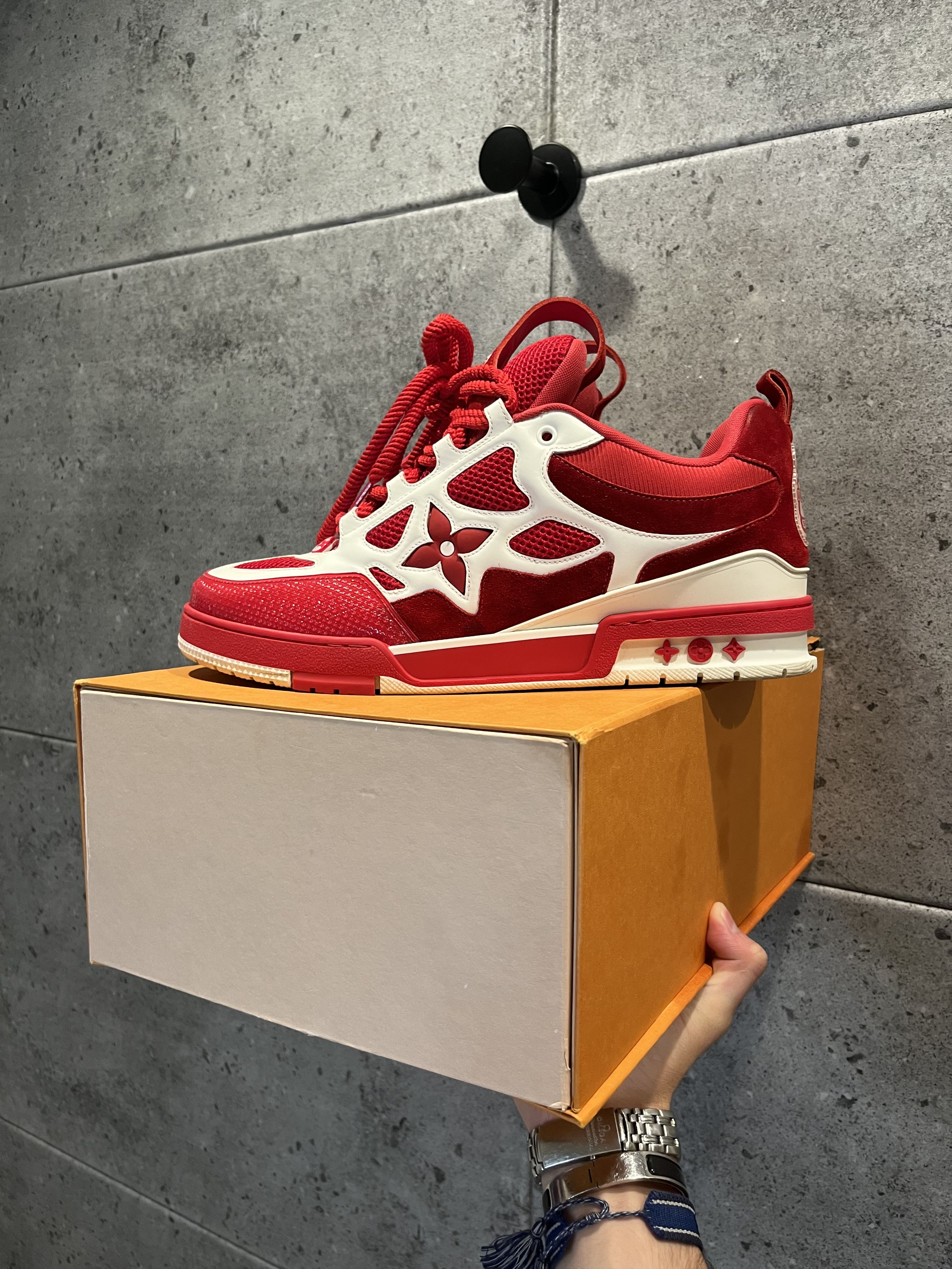 Louis Vuitton × Virgil Abloh Louis Vuitton Virgil abloh skate sneakers Size US 12 / EU 45 - 1 Thumbnail