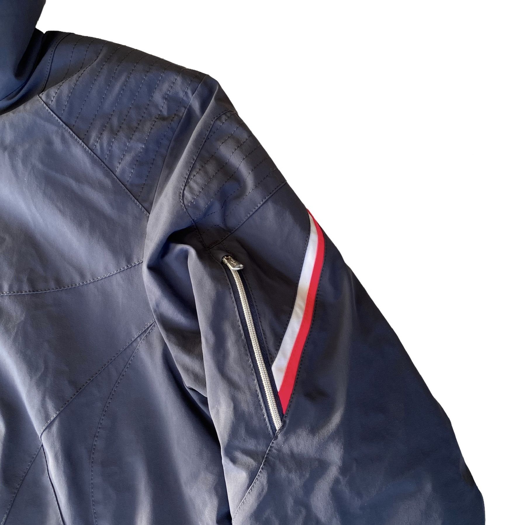 Fall 2015 Spyder Winter Snowboard Jacket Gray Pink Womens 8