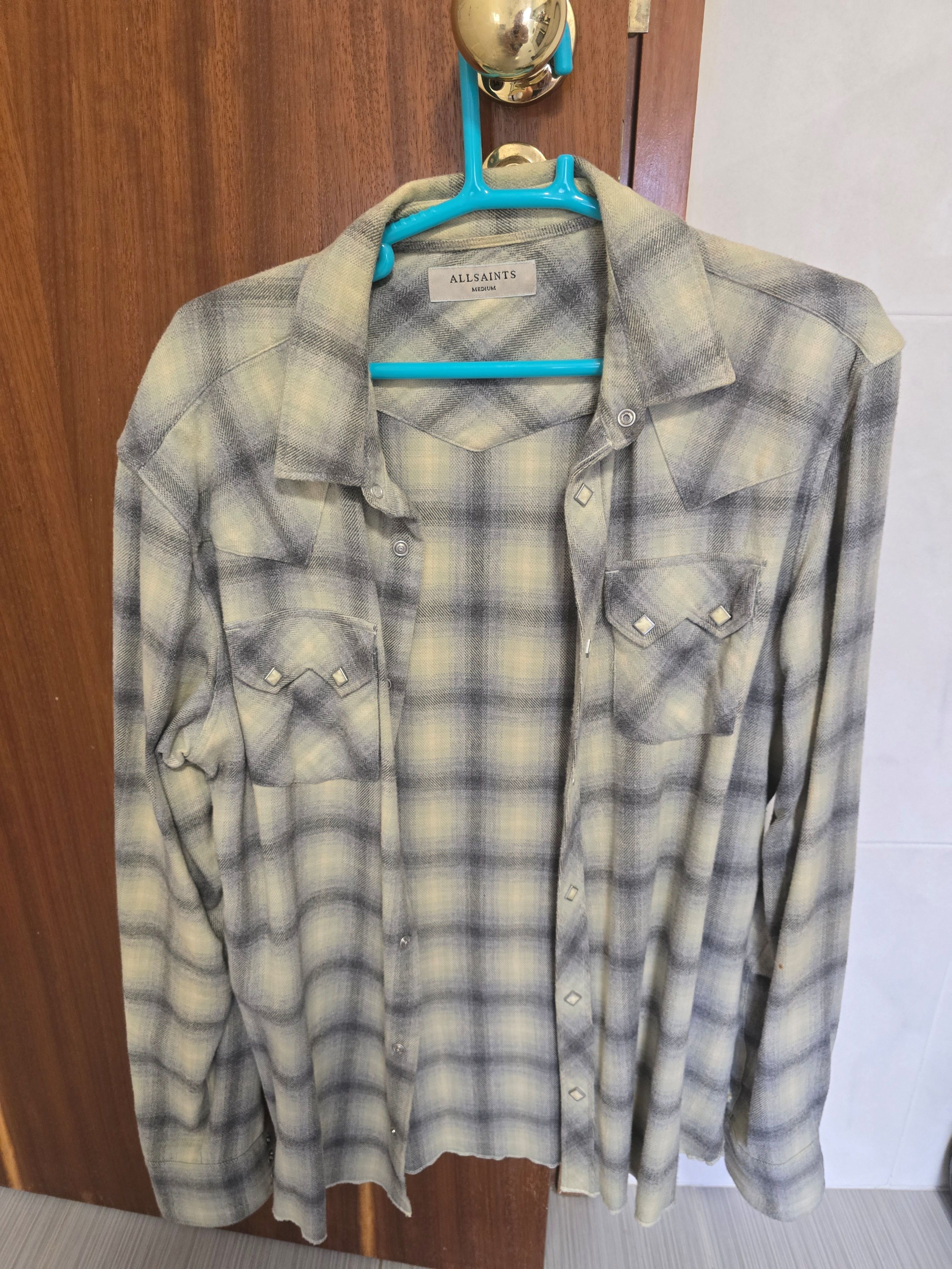 Allsaints Flannel Size US M / EU 48-50 / 2 - 1 Thumbnail