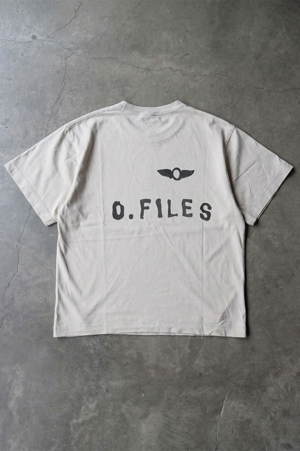 Ojardorf O.Files x AT17C – Raw White Organic Cotton T-Shirt Size US M / EU 48-50 / 2 - 1 Thumbnail