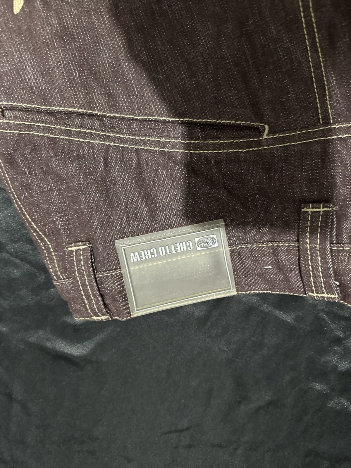 Other Ghetto Crew Wear Graphic Denim Pants Baggy Skater Jeans Size US 34 / EU 50 - 4 Thumbnail