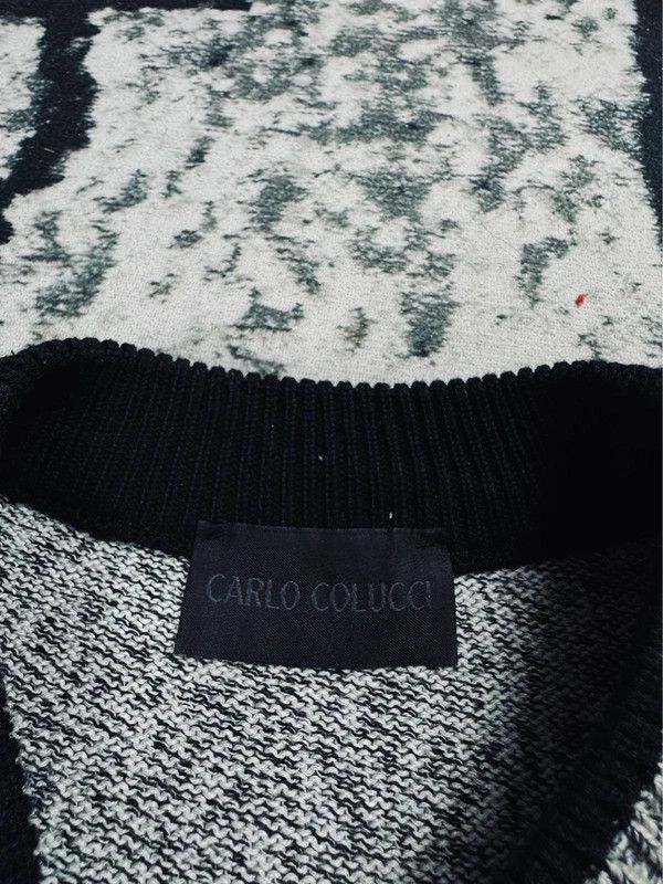 Carlo Colucci Carlo Colucci sweater gray black M wool Size US M / EU 48-50 / 2 - 4 Thumbnail