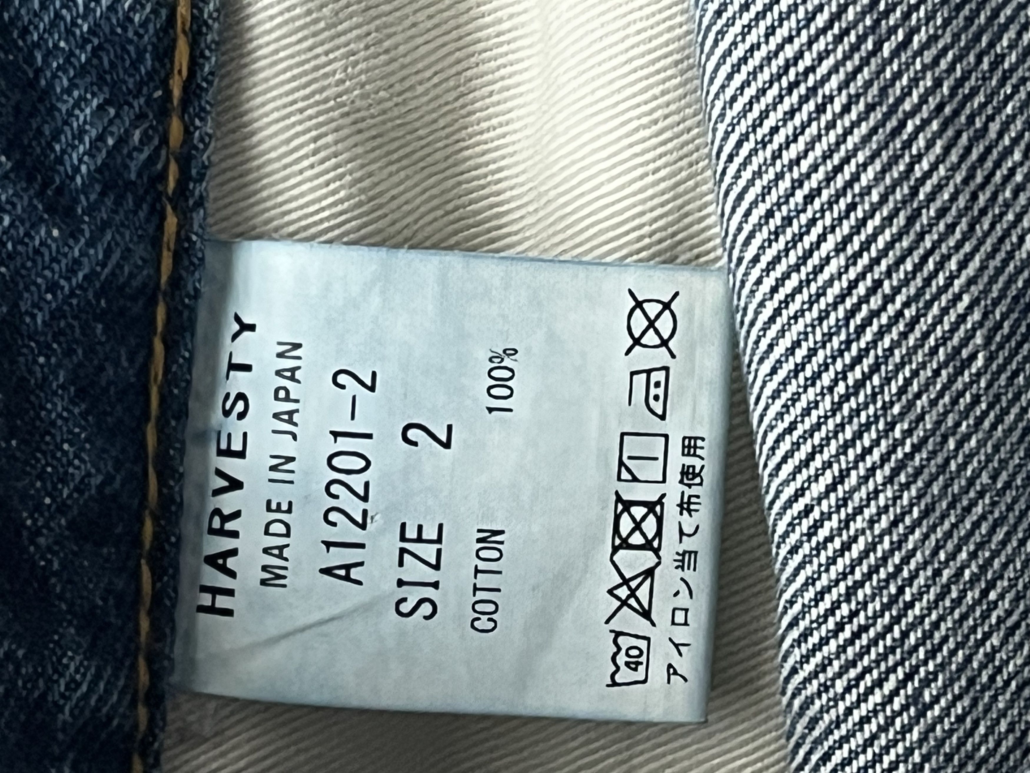 Japanese Brand Japanese Jeans, Harvesty Jeans Rare Tapered Denim Size US 33 - 5 Thumbnail