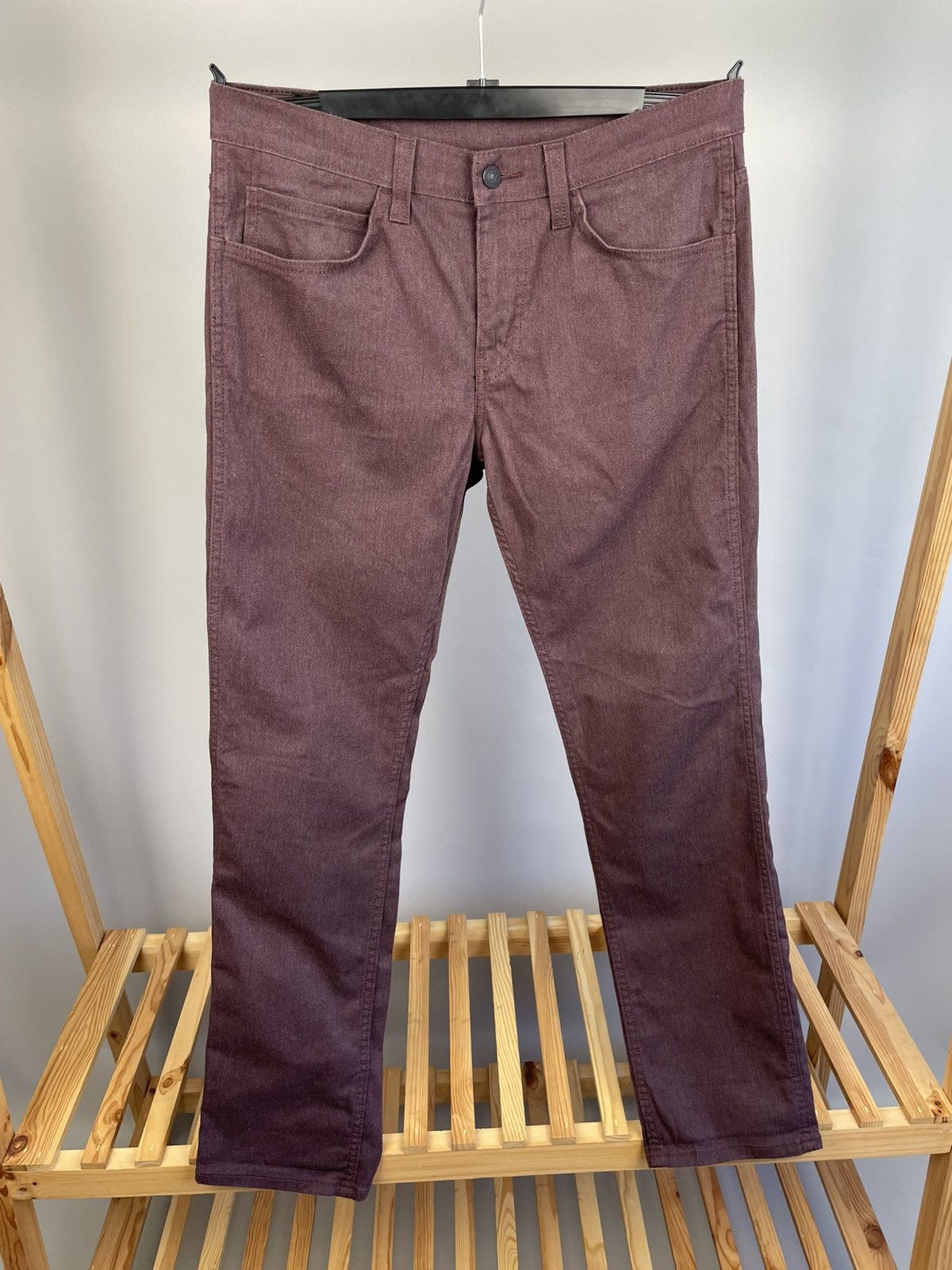 Designer × Levi's Levi’s 511 vintage burgundy jeans w 32 L32 Size US 32 / EU 48 - 3 Thumbnail