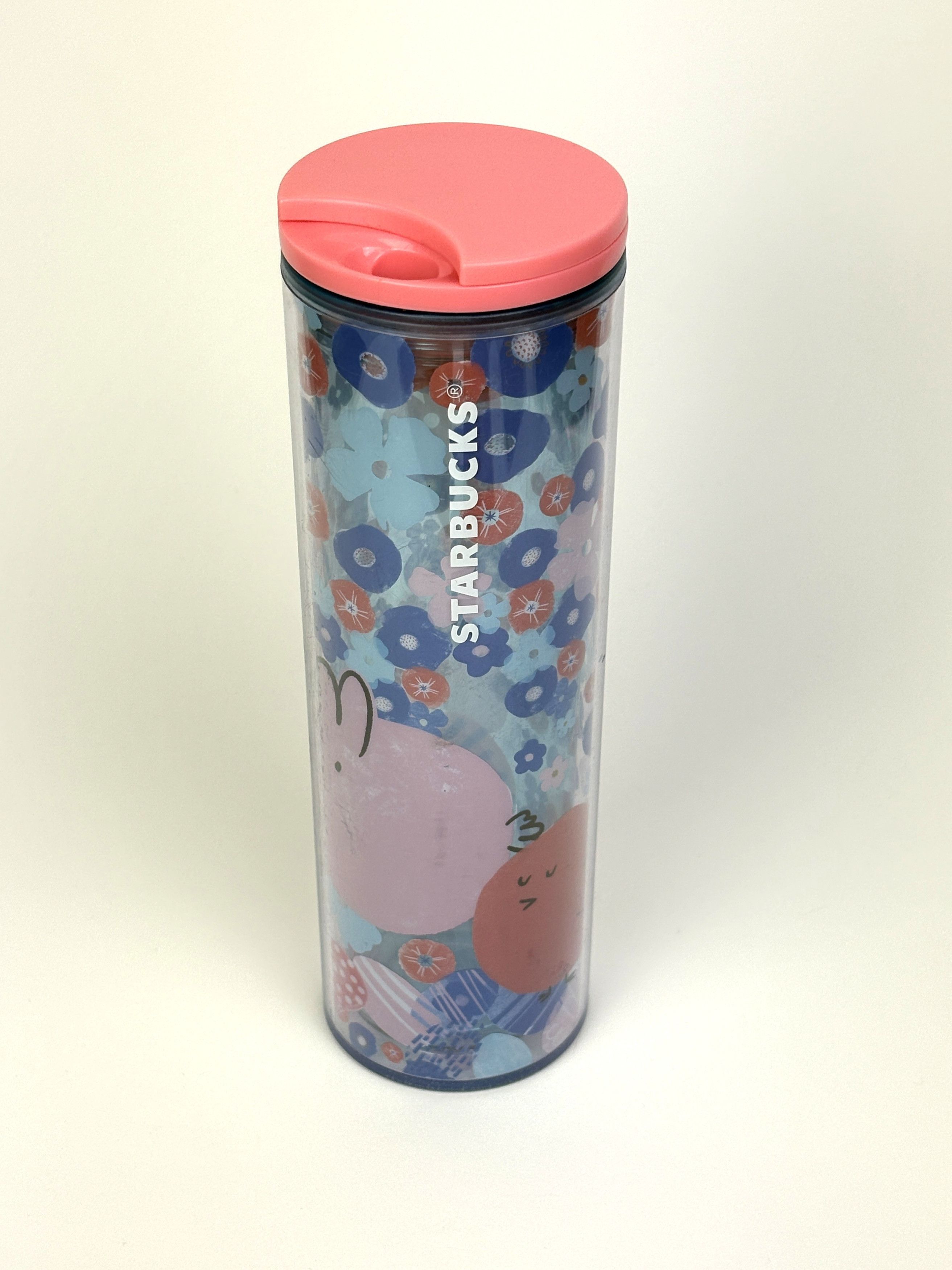 Other Starbucks 2020 Easter Floral Rabbit Clear Tumbler 16oz Size ONE SIZE - 5 Thumbnail