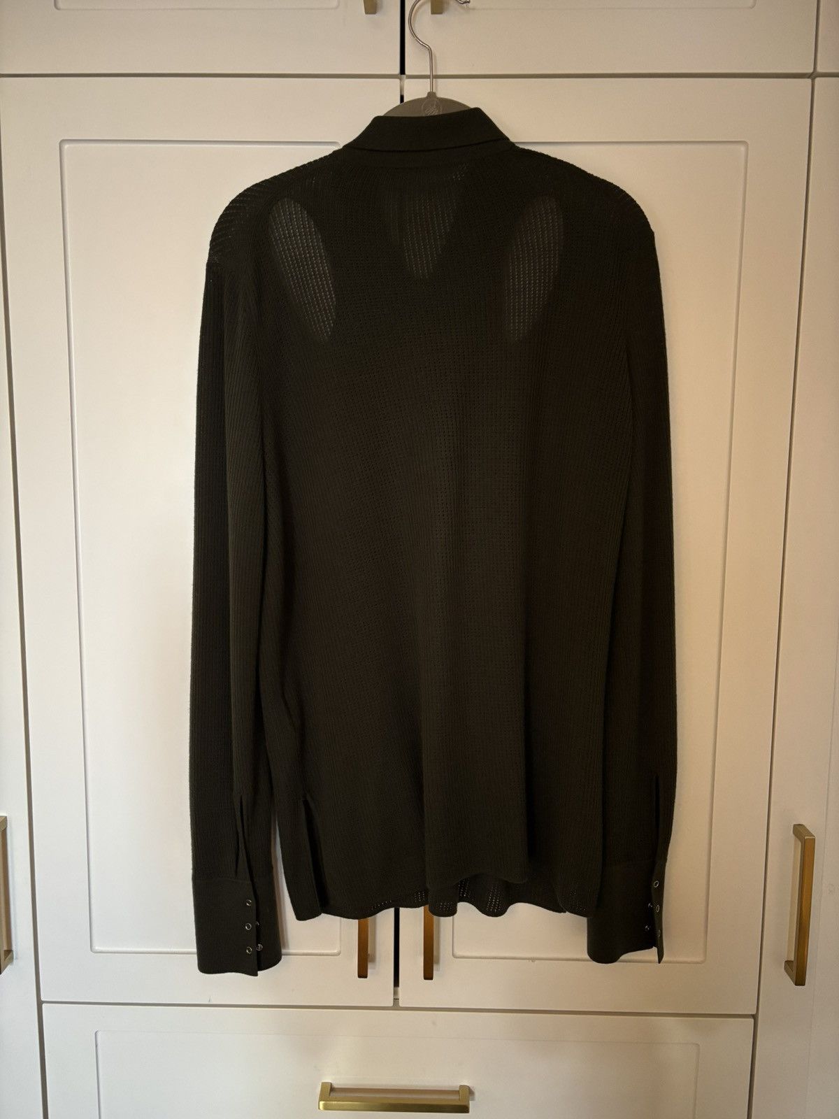 Dion Lee Dion Lee Merino Wool Cutout Button Down Sweater Size US M / EU 48-50 / 2 - 3 Thumbnail