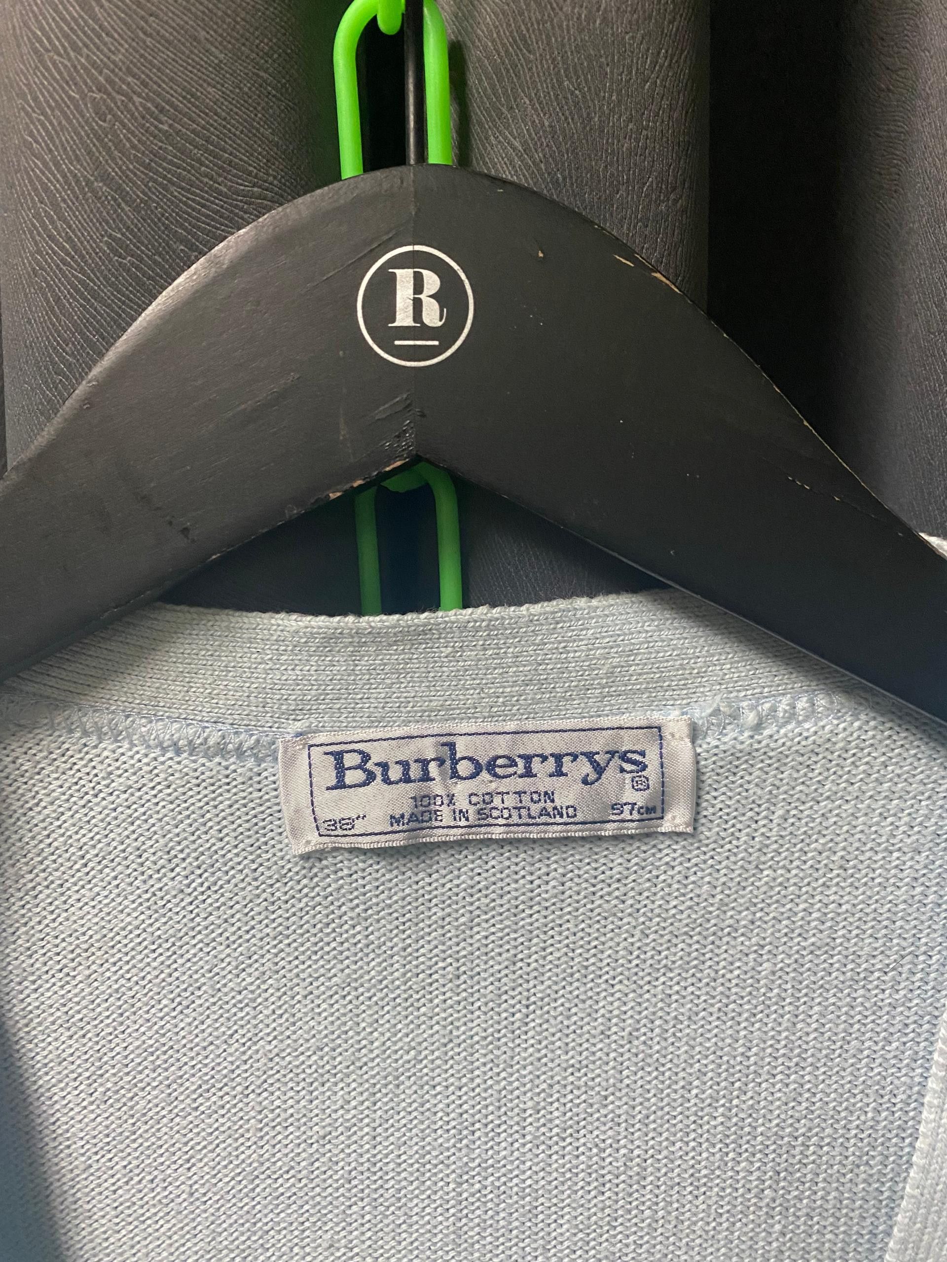 Burberry × Designer Burberry Designer Cardigan in Light Blue Size S / US 4 / IT 40 - 5 Thumbnail