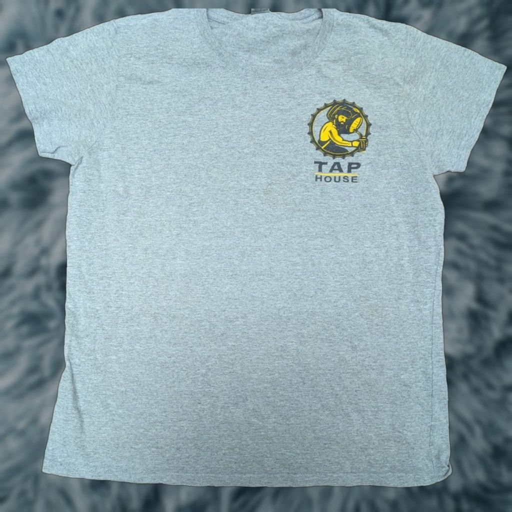 Gildan Womens T Shirt Bar Ocean City MD Tap House Grey Gildan 90% Cotton 10% Polyester Short Sleeve Large Shirt Size L / US 10 / IT 46 - 1 Thumbnail
