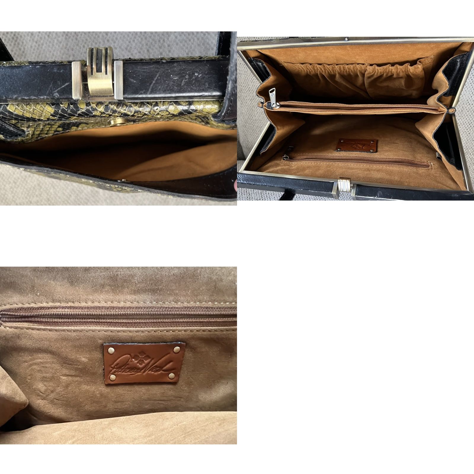 Patricia Nash Patricia Nash Olive Green Python Camellino Crossbody Bag User: Patricia Nash Olive Green Python Camellino Crossbody Bag Size ONE SIZE - 8 Thumbnail