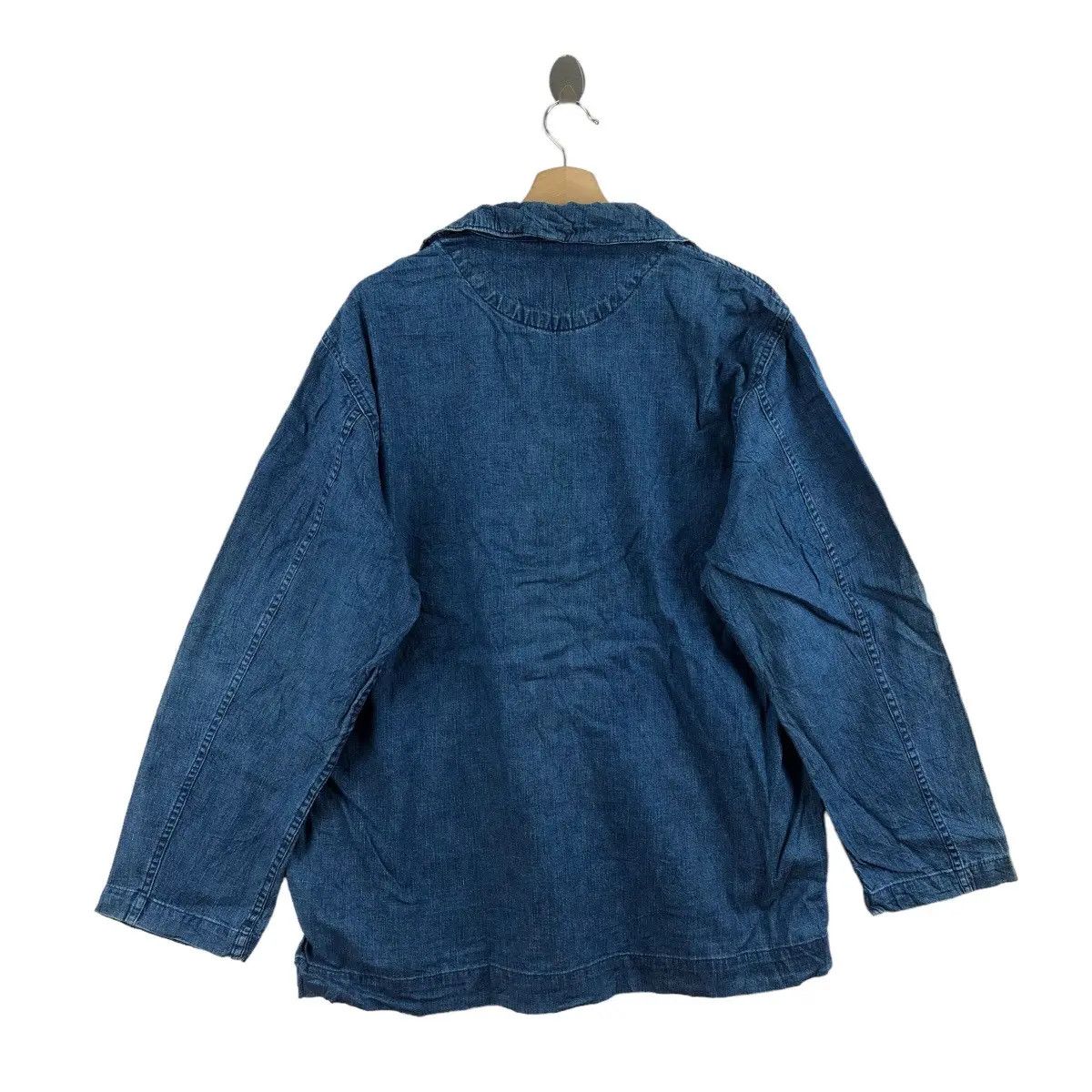 Vintage Vintage 80’ O’ HENRY Hickory Sashiko Denim Jeans Jacket Size US M / EU 48-50 / 2 - 4 Thumbnail