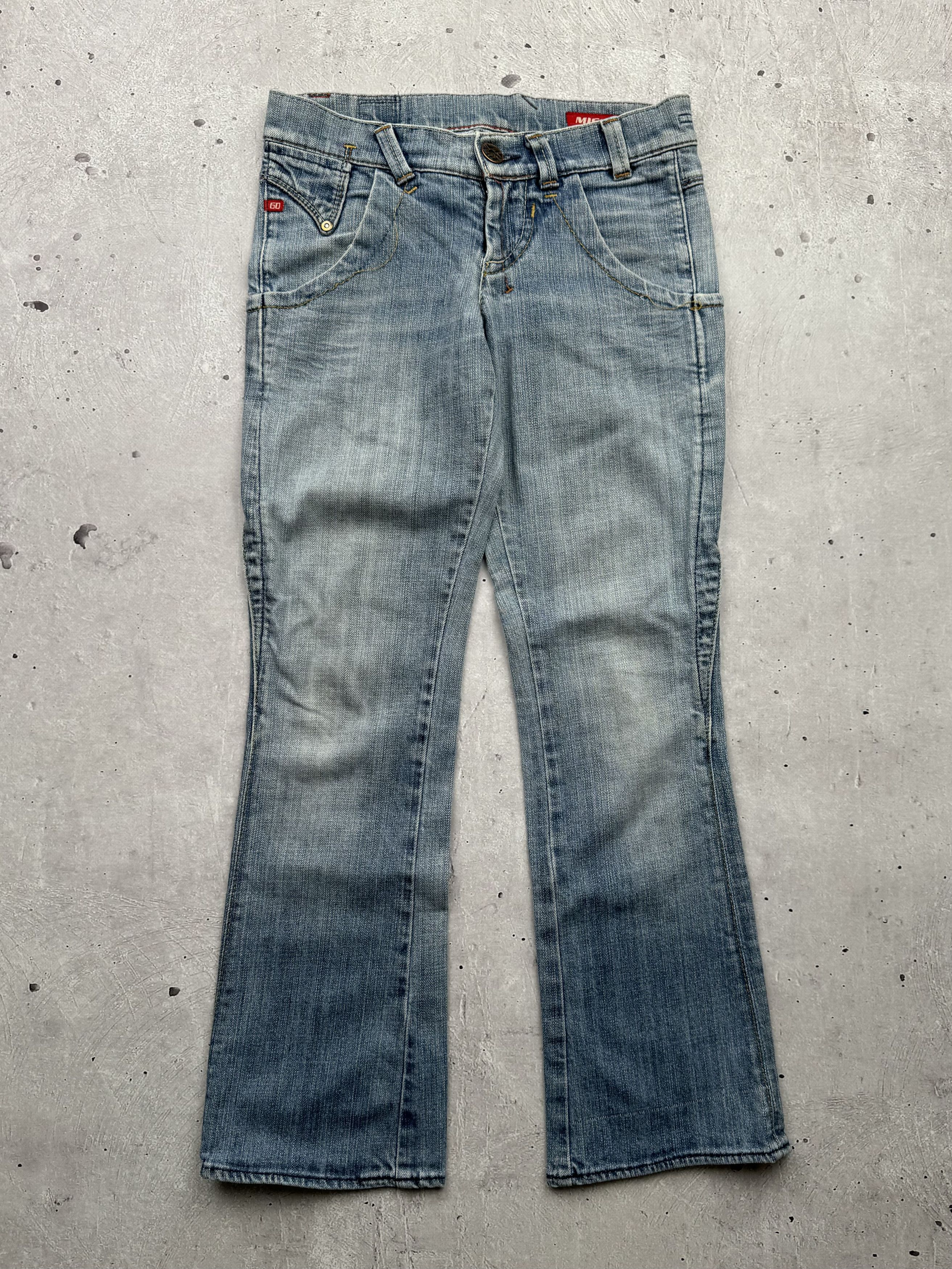 Japanese Brand × Miss Sixty × Vintage Miss Sixty Vintage Flared Cropped Jeans Size 25" / US 0 / IT 36 - 1 Thumbnail
