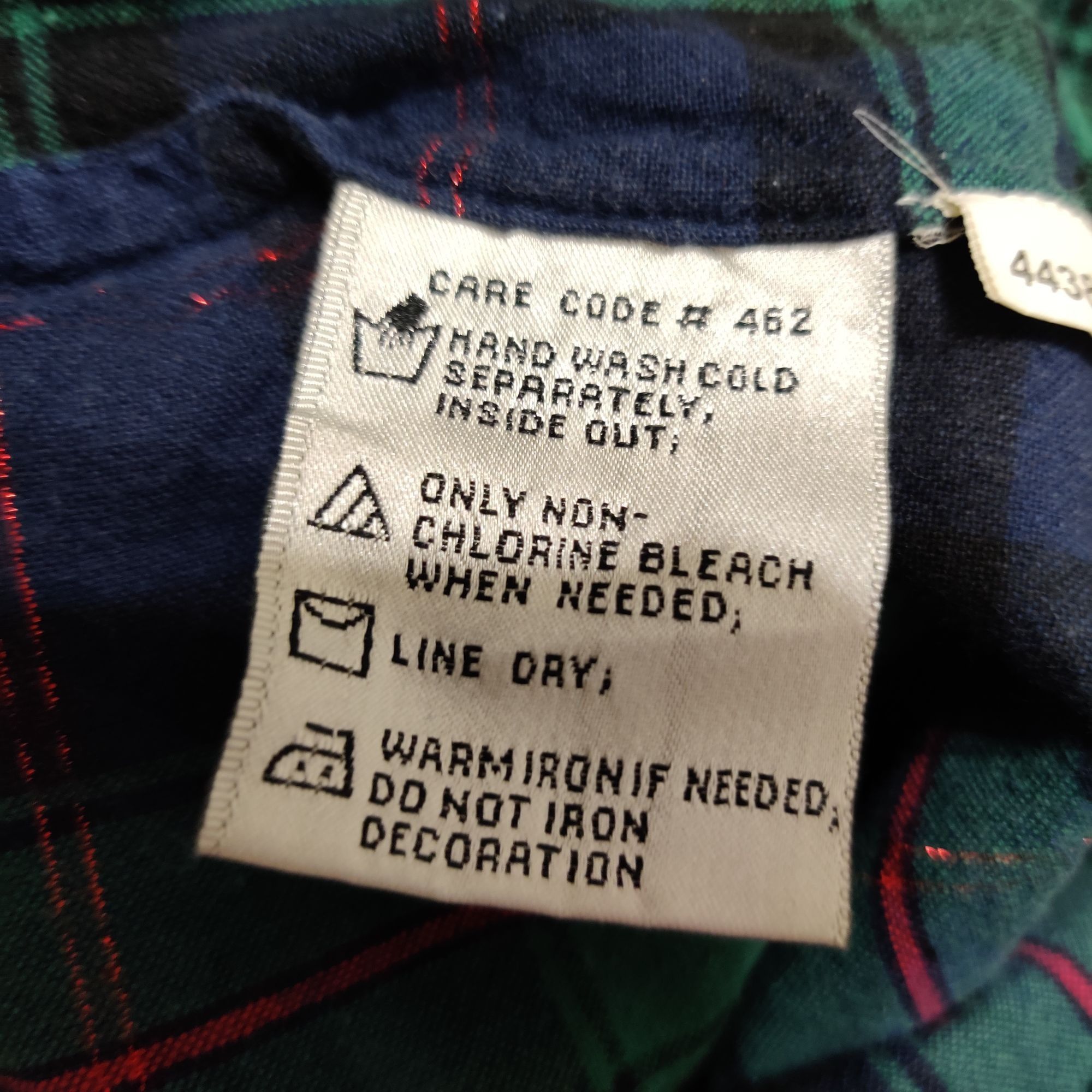 Vintage Vintage Victoria Jones Plus Size 2X Green Plaid Poinsettia B Size XXL / US 16-18 / IT 52-54 - 9 Thumbnail
