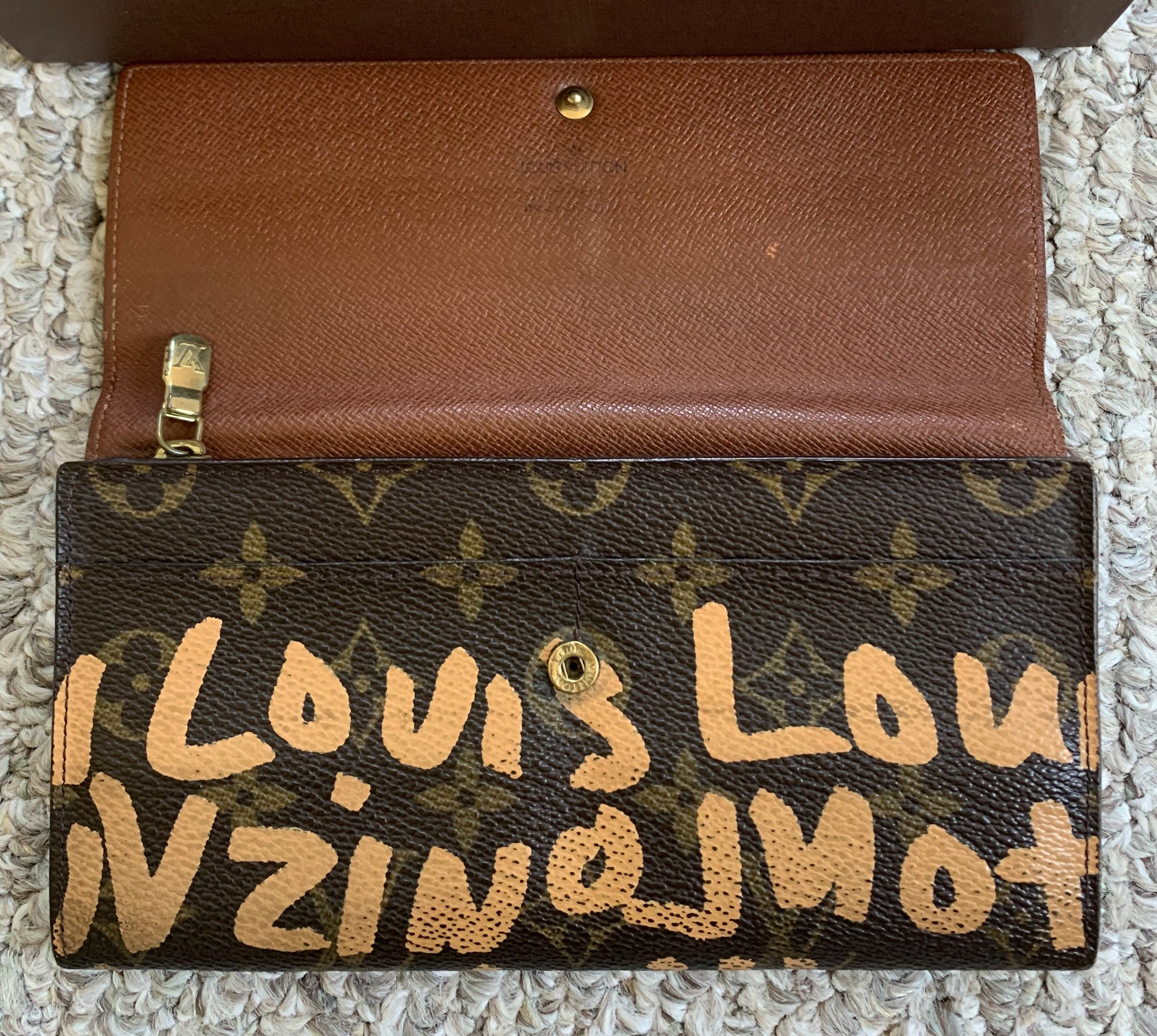 Louis Vuitton × Stephen Sprouse S/S 2001 Louis Vuitton x Sprouse Graffiti Monogram Wallet Size ONE SIZE - 4 Thumbnail