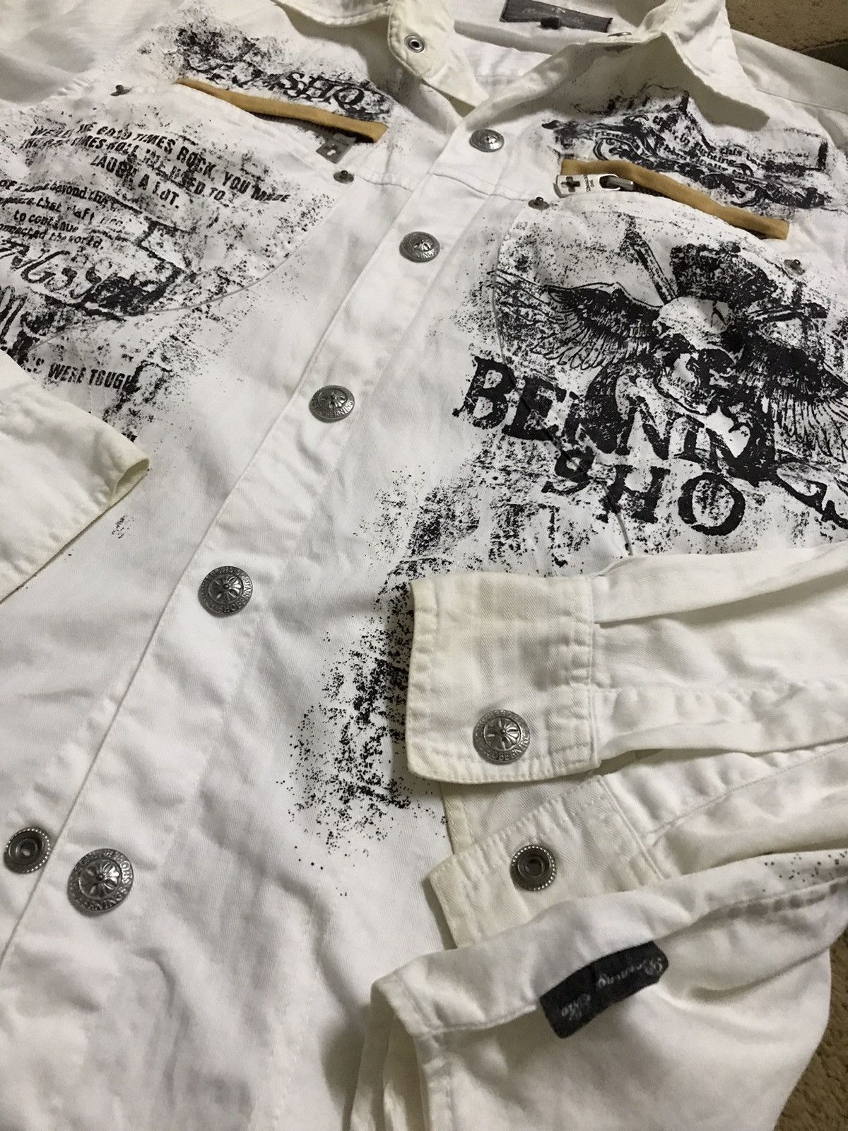 If Six Was Nine Vintage Bernings Sho Seditionaries Punk Shirt Button Up Size US M / EU 48-50 / 2 - 6 Thumbnail