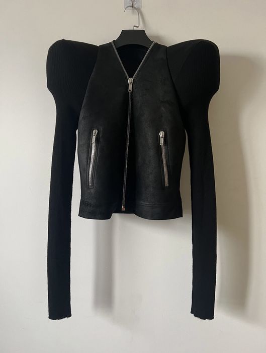 Rick Owens Rick Owens ss21 Phlegethon Big shoulder pads | Grailed