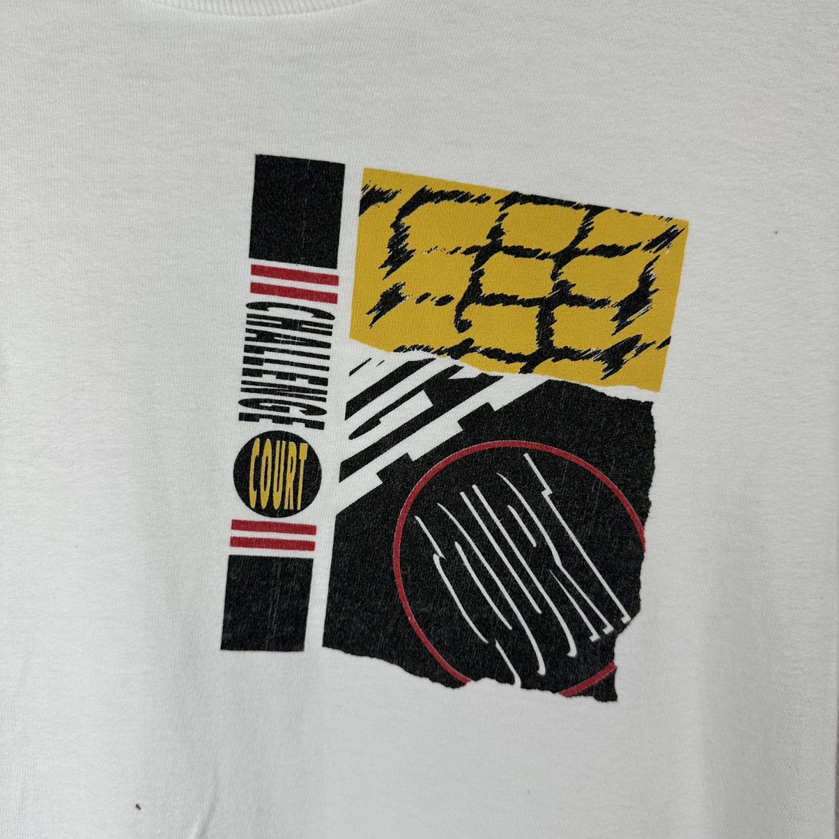 Nike × Vintage Vintage 90s Nike Tennis Challenge Court Promo XL T-shirt Size US XL / EU 56 / 4 - 3 Thumbnail