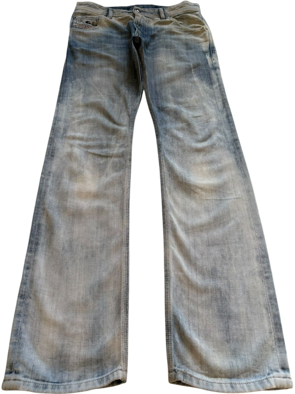 Diesel Vintage Diesel Krooley Bleached Distressed Jeans Size US 31 - 1 Thumbnail