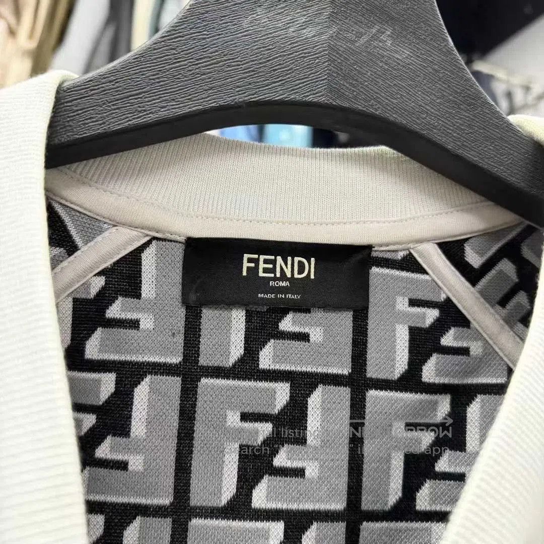 Fendi FENDI White Crewneck Sweatshirt. Size US XL / EU 56 / 4 - 5 Thumbnail