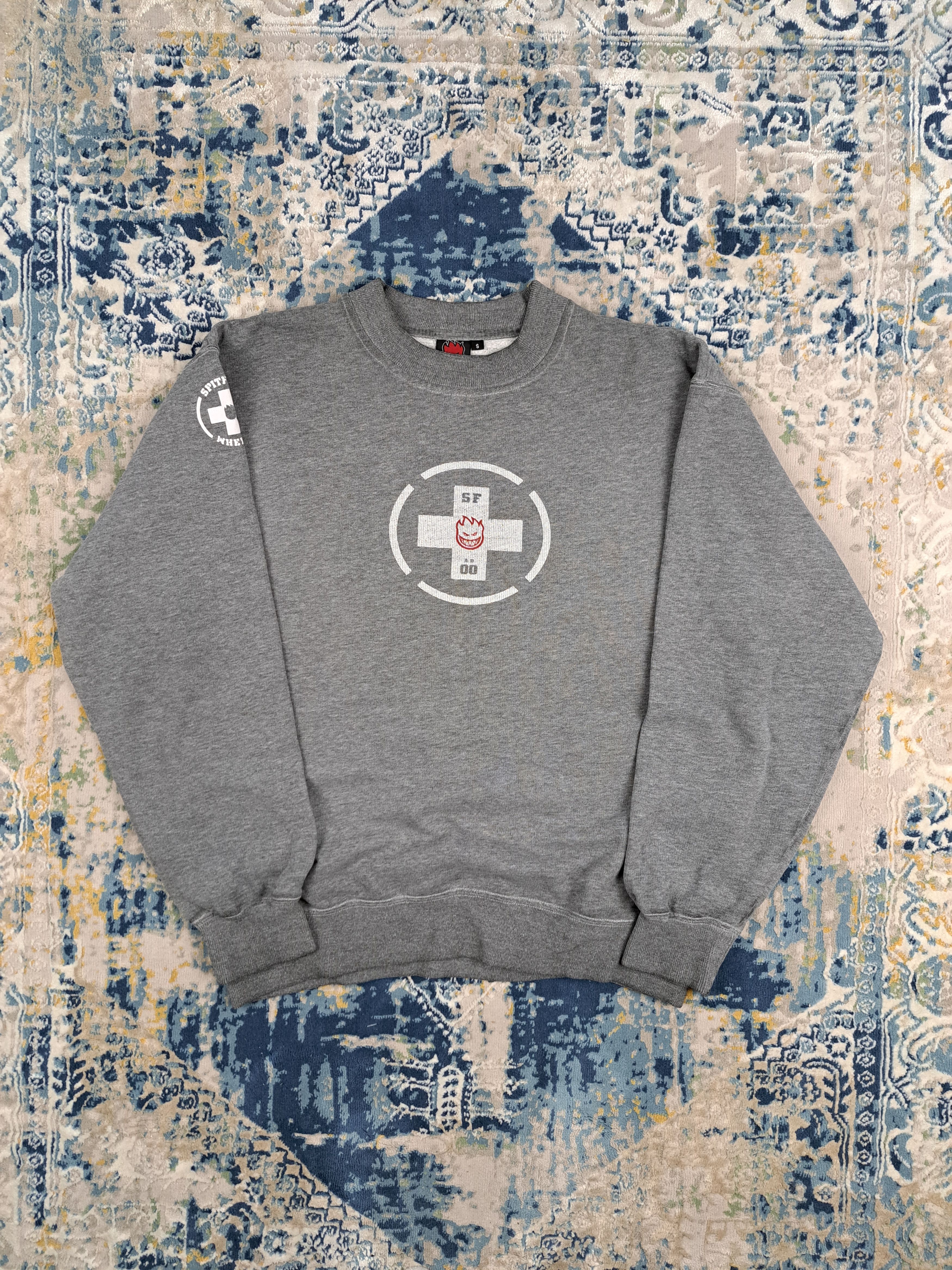 Spitfire Vintage Spitfire Wheels Arson Dept Sweatshirt Skate Fire y2k Size US S / EU 44-46 / 1 - 1 Thumbnail